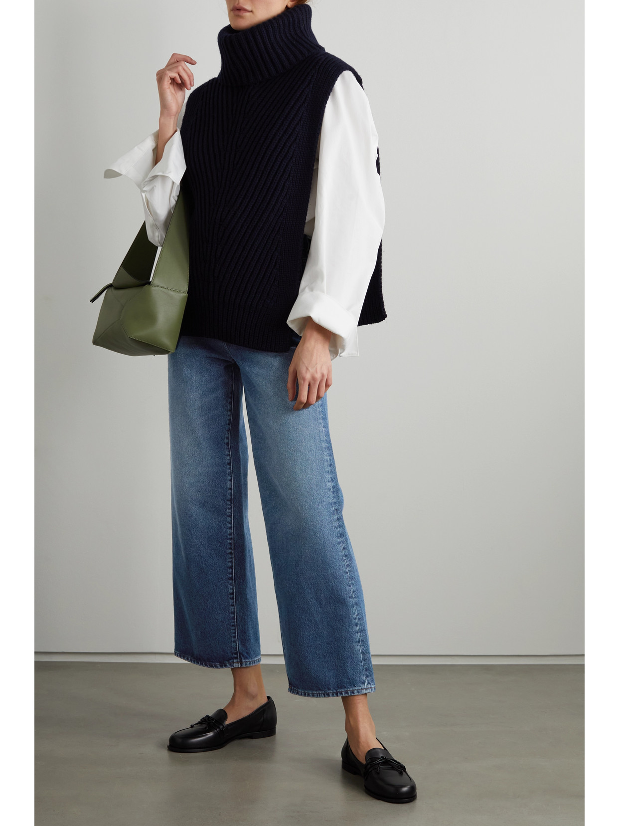 Totême Wide-leg Organic Jeans In Blue