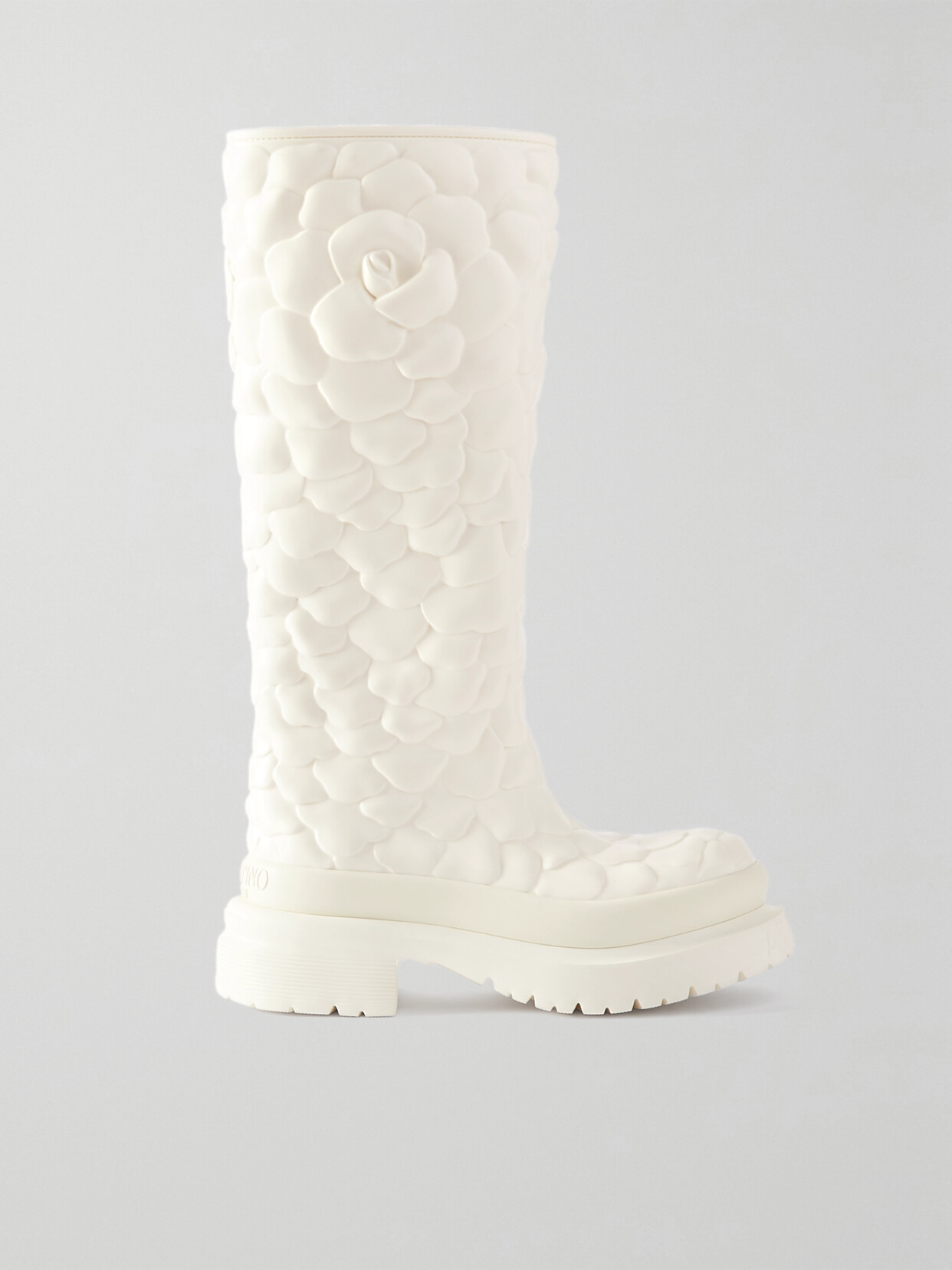 VALENTINO GARAVANI VALENTINO GARAVANI ATELIER SHOES 03 ROSE EDITION 3D RUBBER KNEE BOOTS