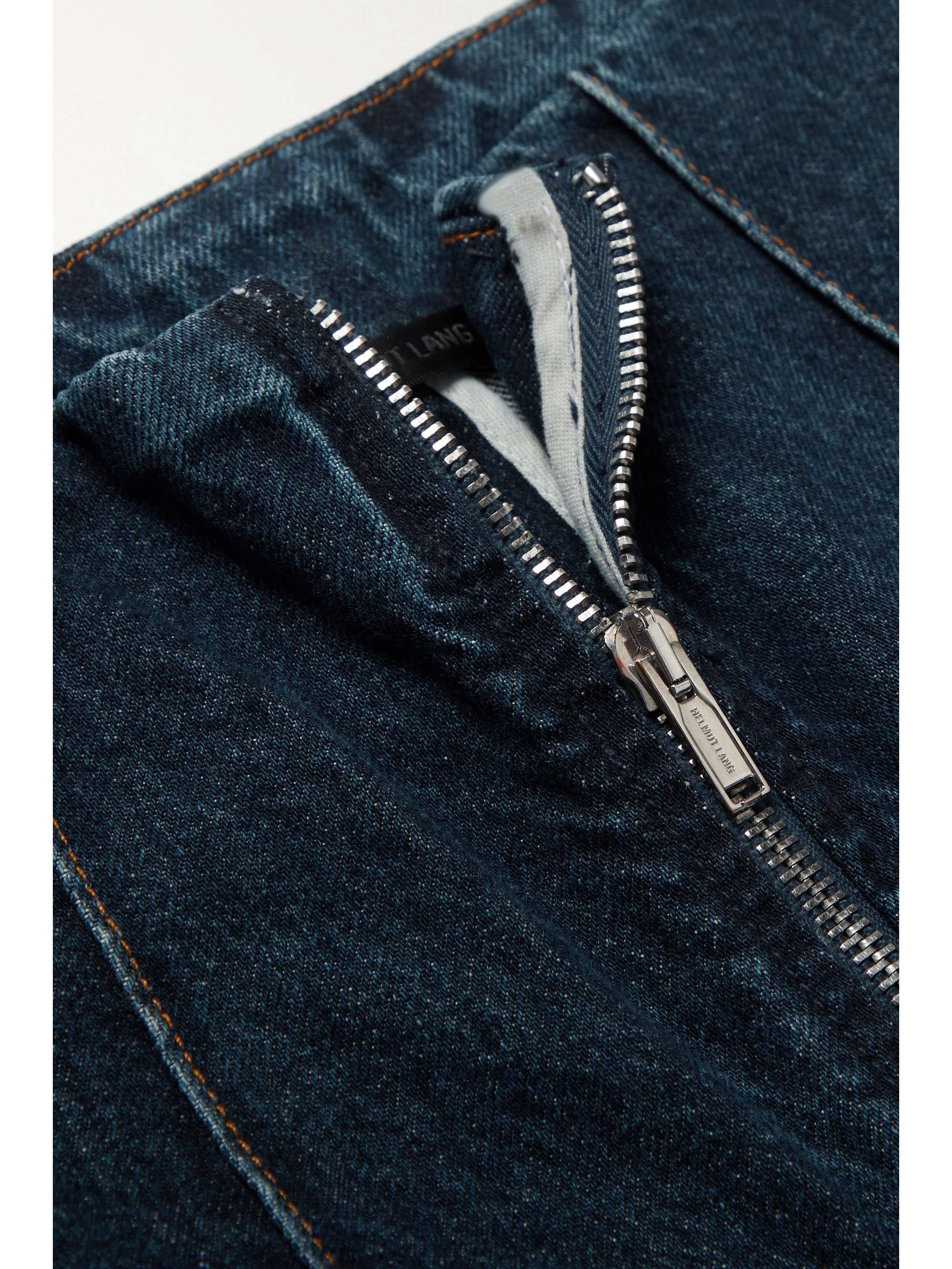 Dark denim High-rise flared jeans 
