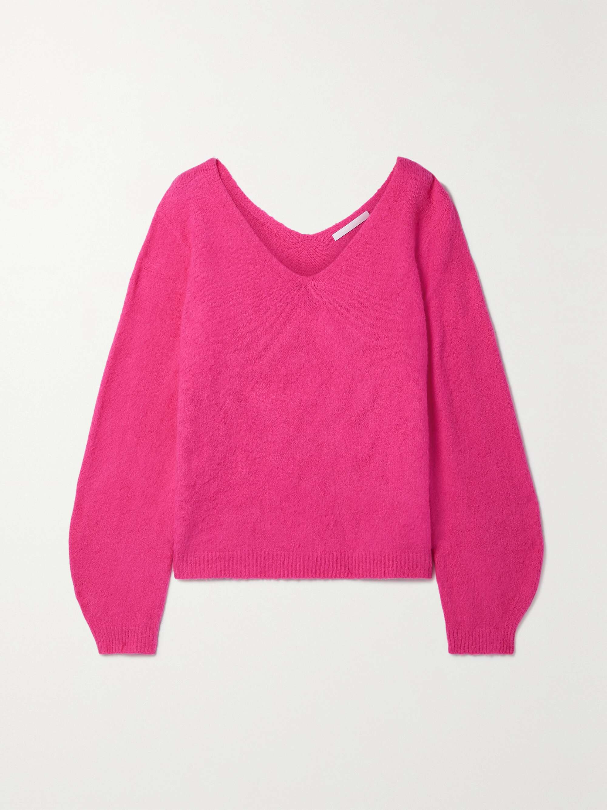 bright pink sweater