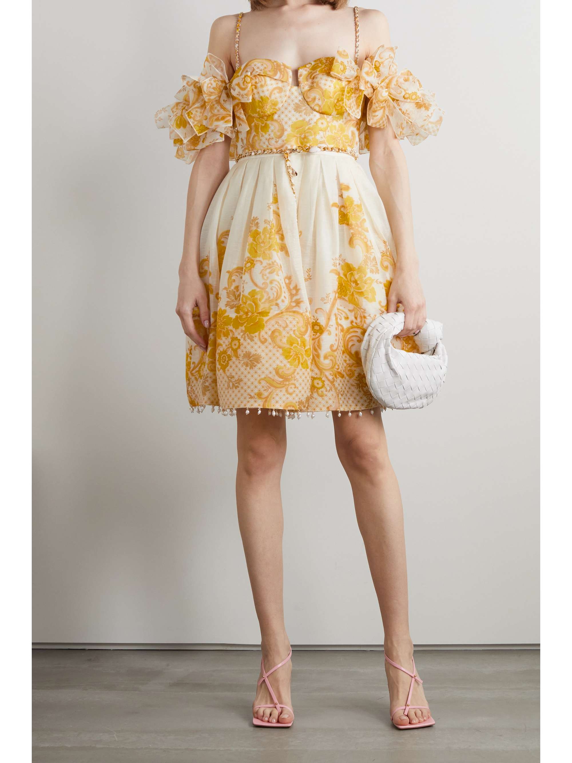 zimmermann cold shoulder dress