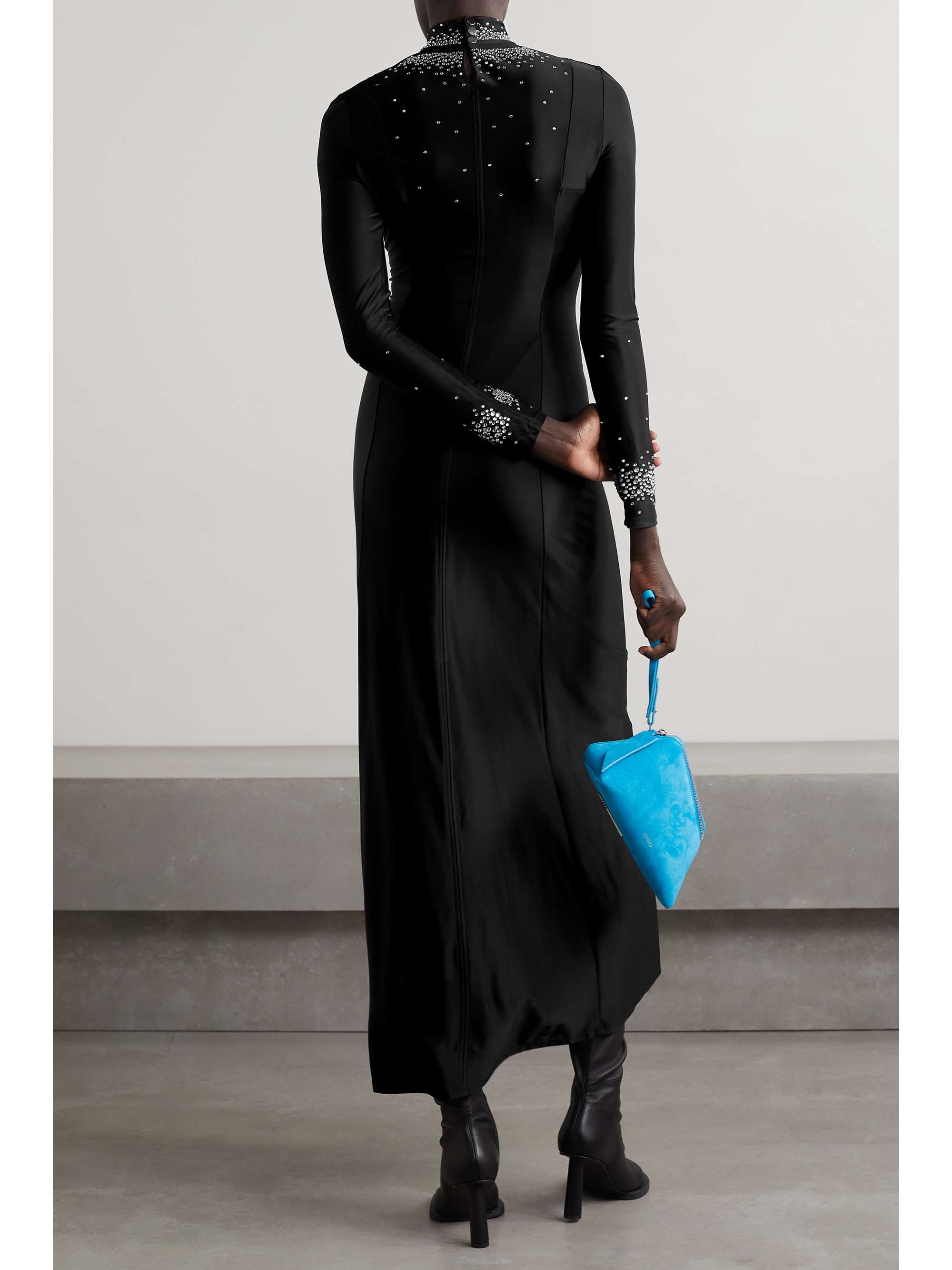 paco rabanne stretch jersey dress