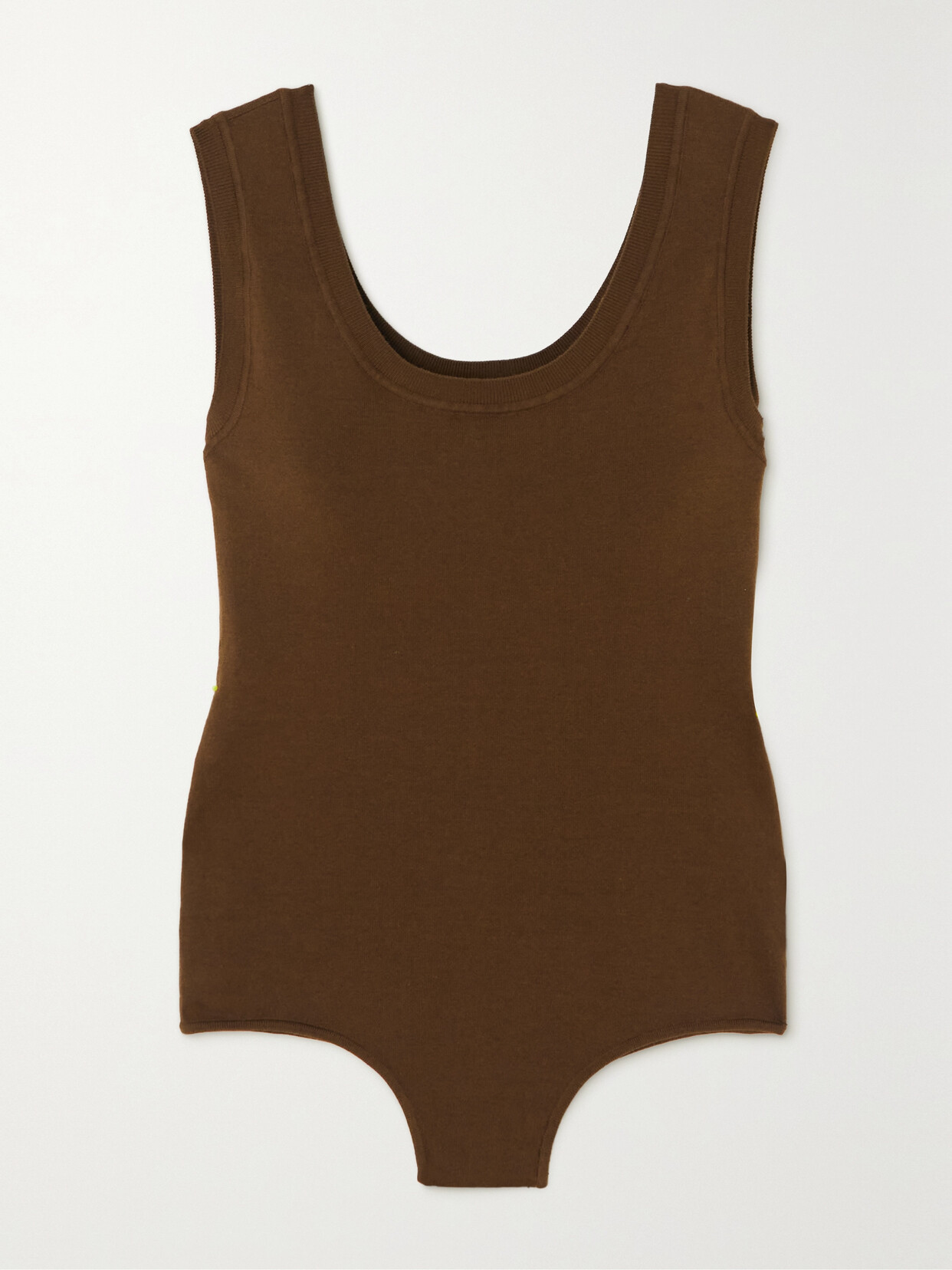 CASASOLA River Knitted Bodysuit - Brown