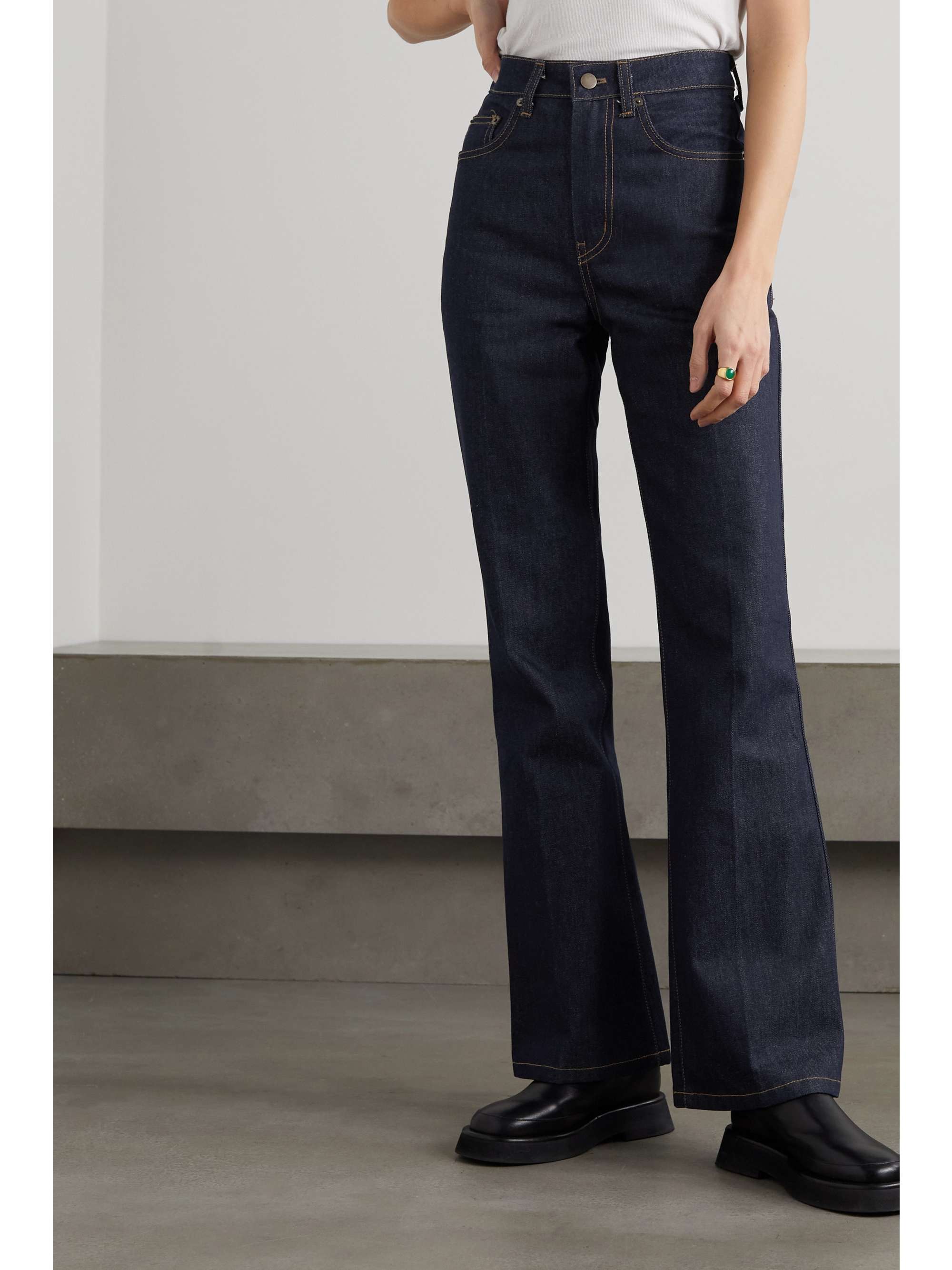LVIR High-rise flared jeans