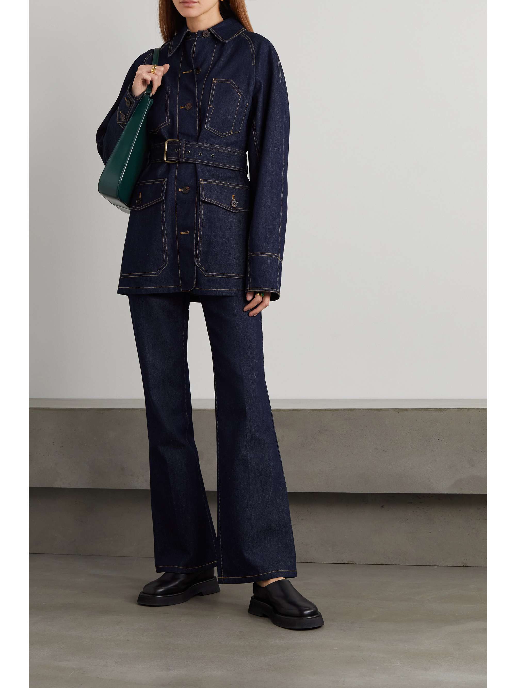 LVIR High-rise flared jeans