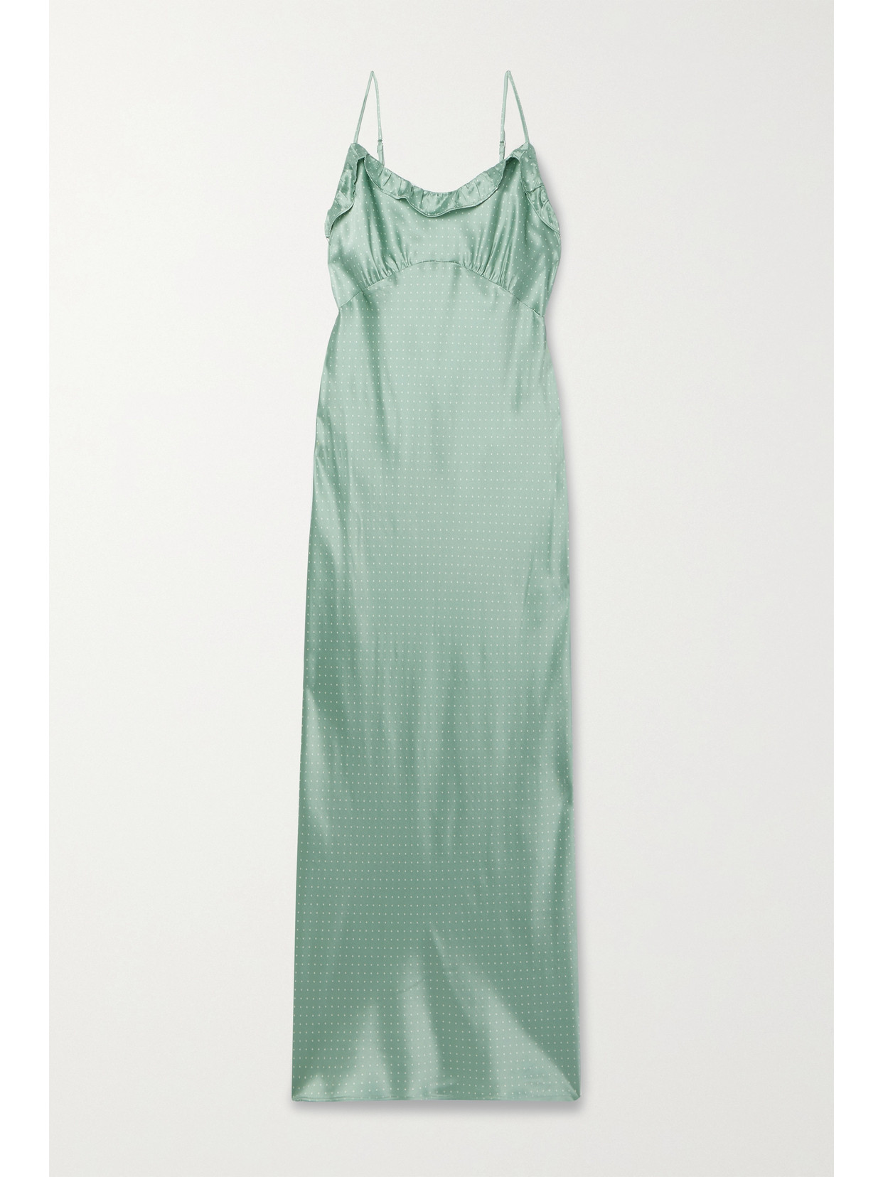 green polka dot slip dress Strapless Velvet Cocktail Dress – Monique Lhuillier main image 0