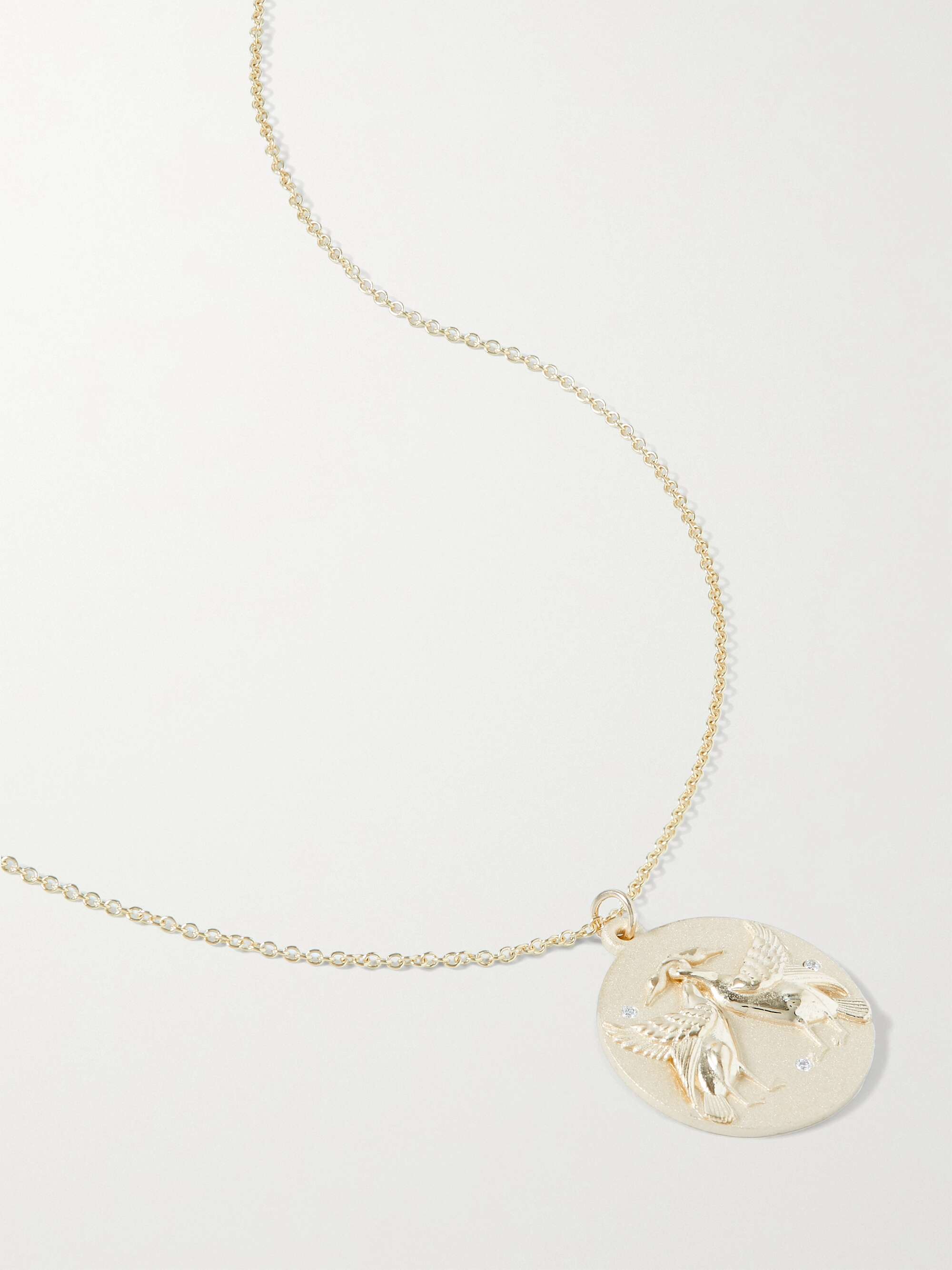 karat gold multi-stone necklace 
