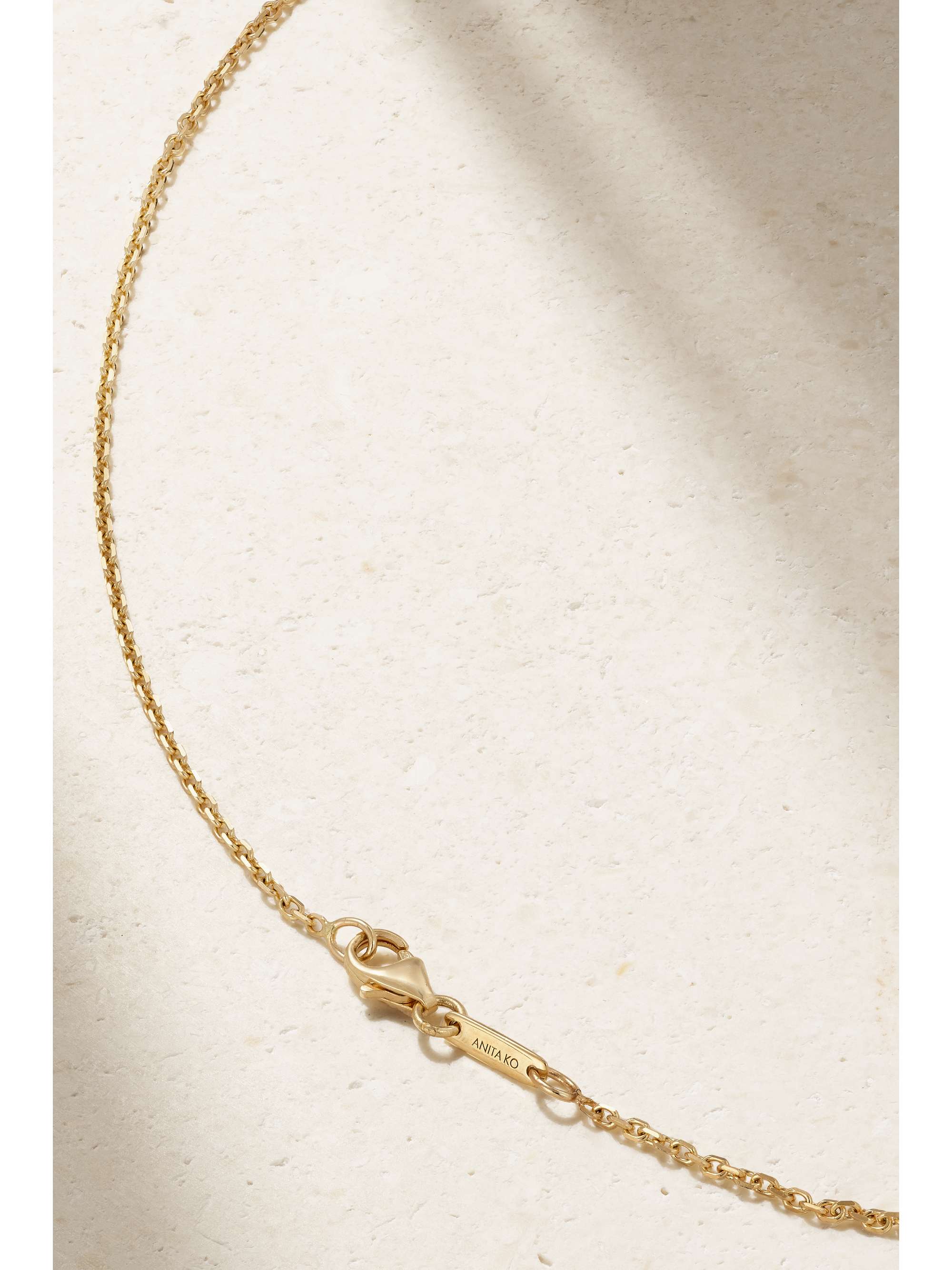 ANITA KO 18-karat rose gold diamond necklace
