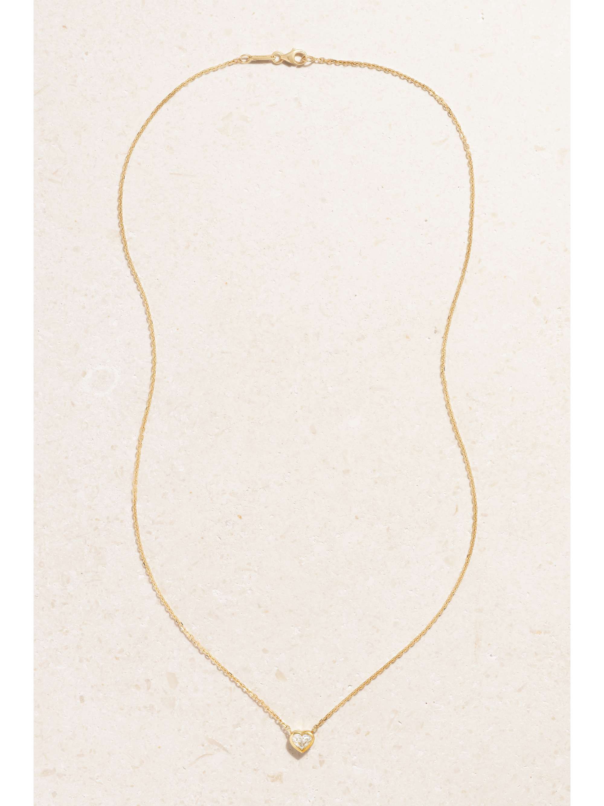 ANITA KO 18-karat rose gold diamond necklace