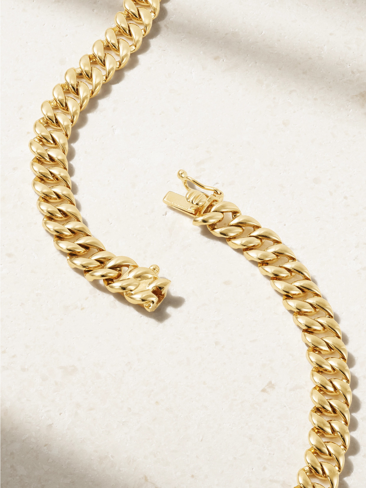 Shop Anita Ko Havana Small 18-karat Gold Necklace