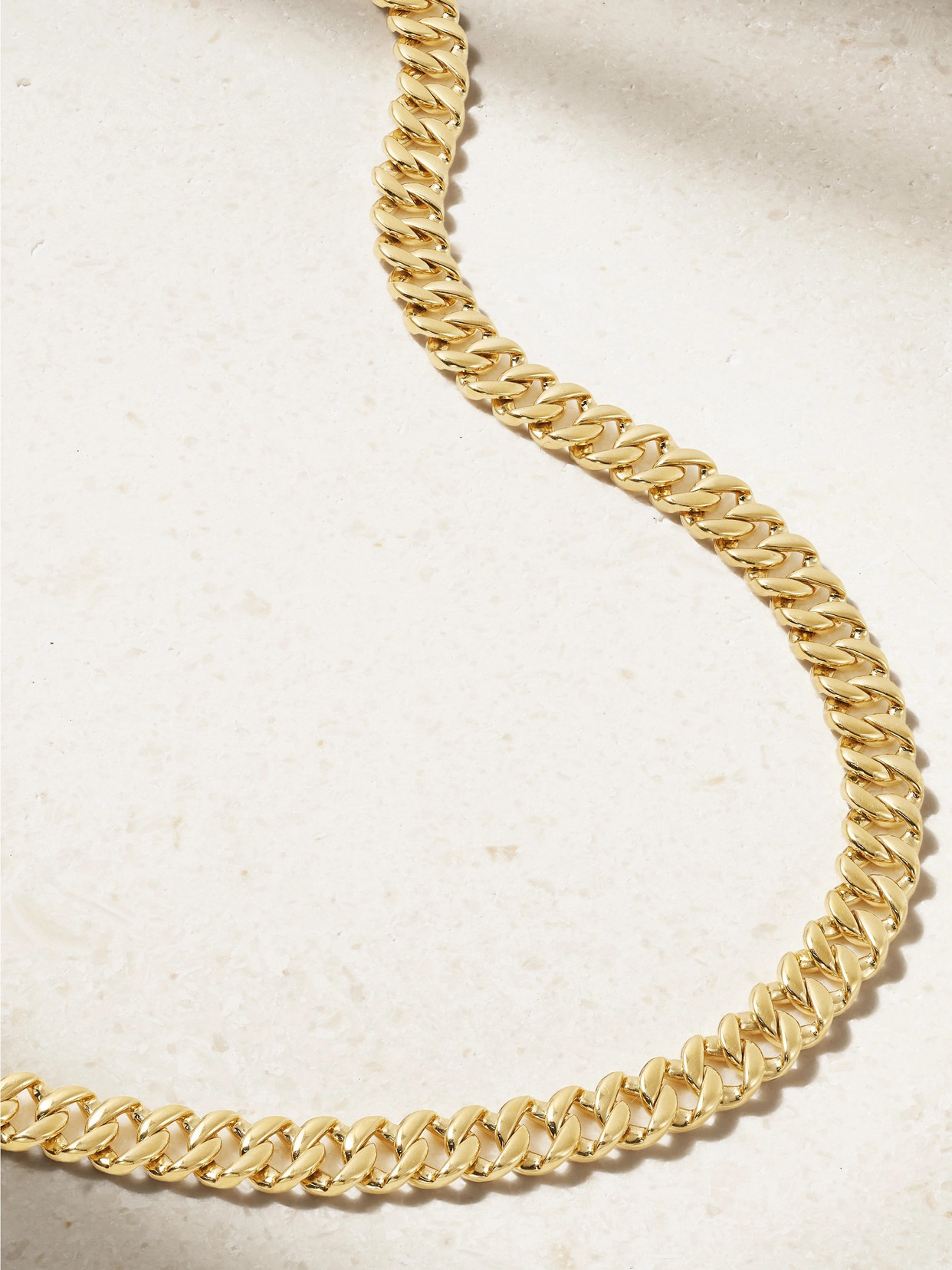 Shop Anita Ko Havana Small 18-karat Gold Necklace