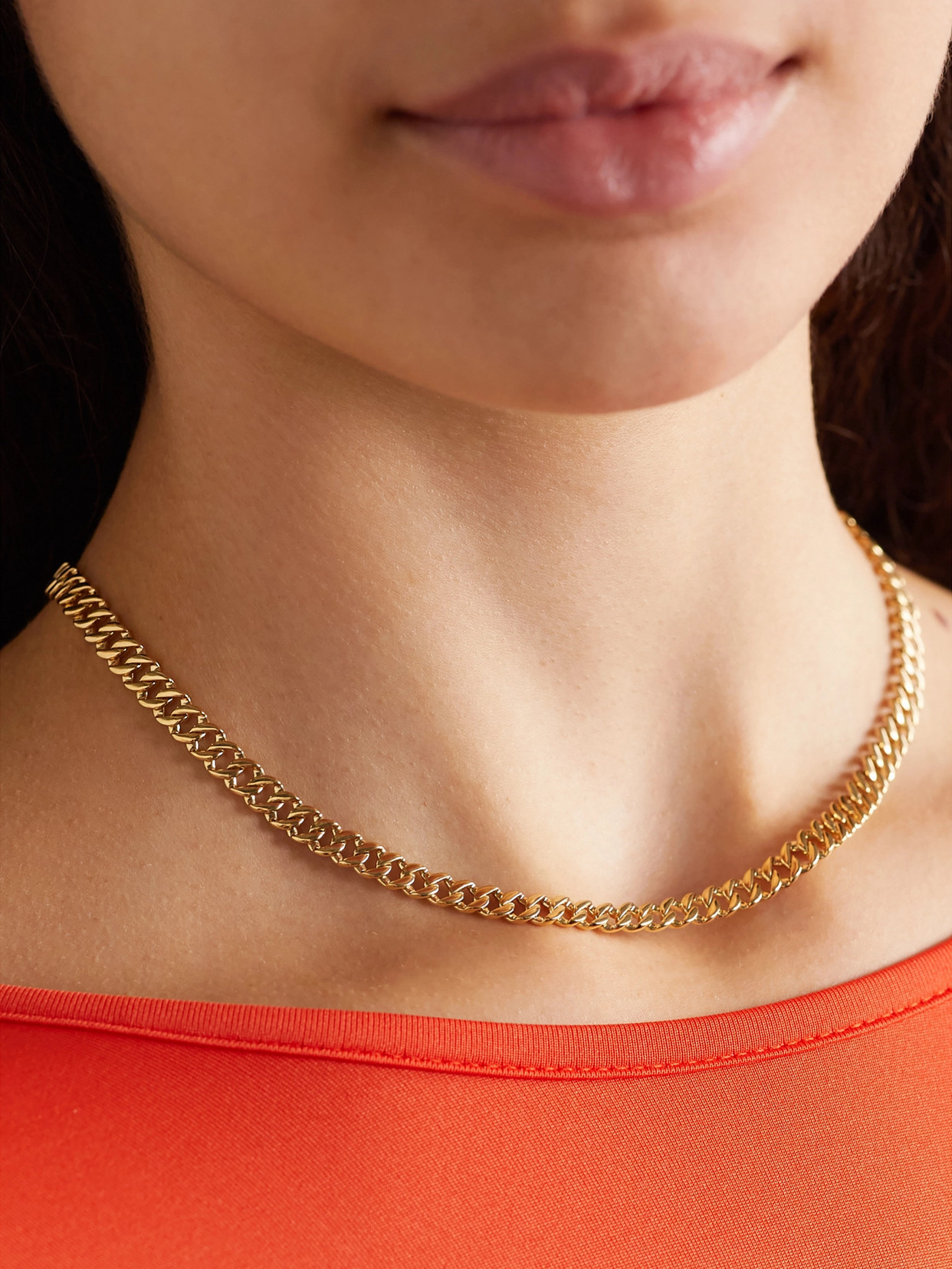 Shop Anita Ko Havana Small 18-karat Gold Necklace