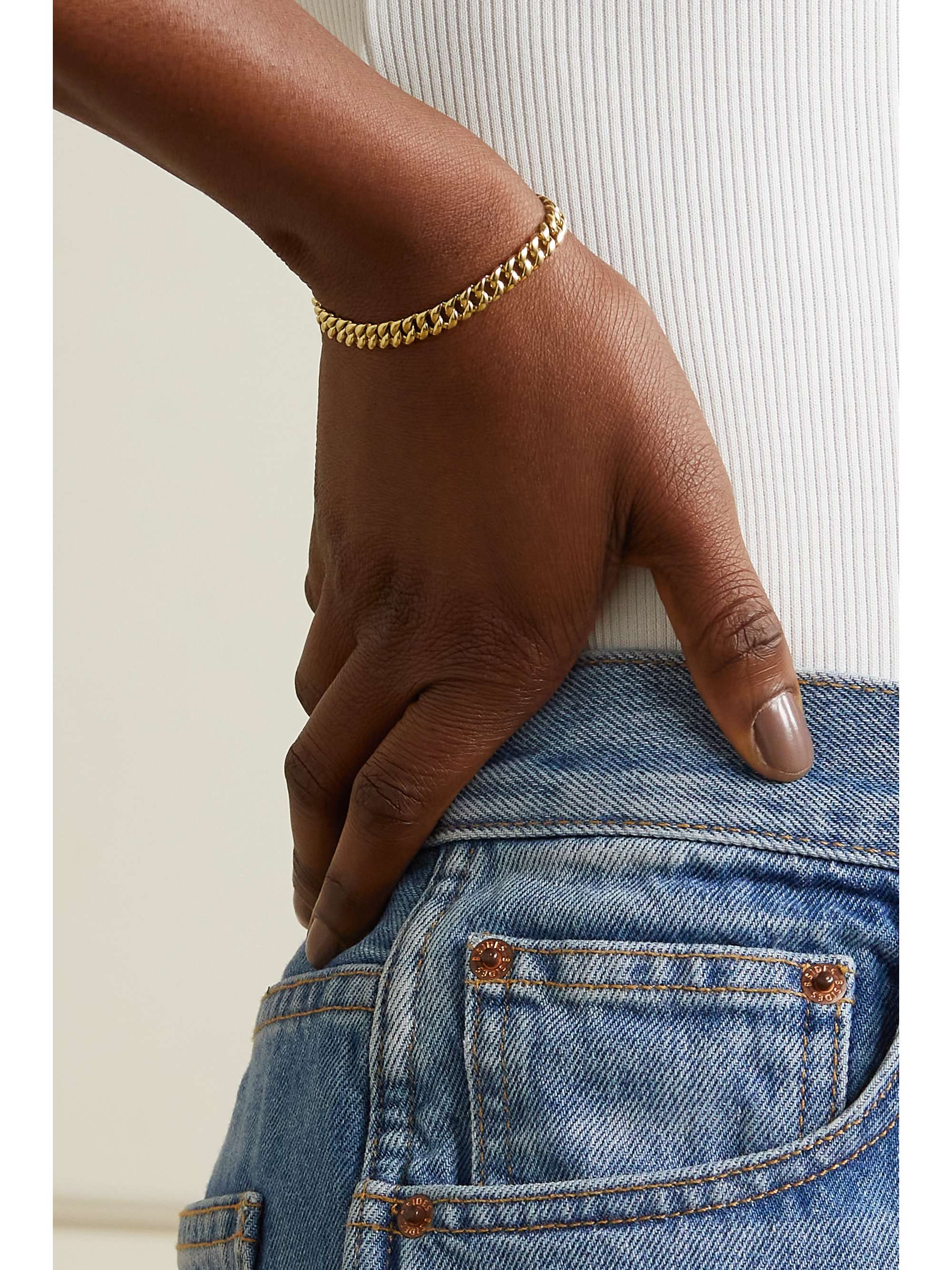 ANITA KO Havana 18-karat gold bracelet
