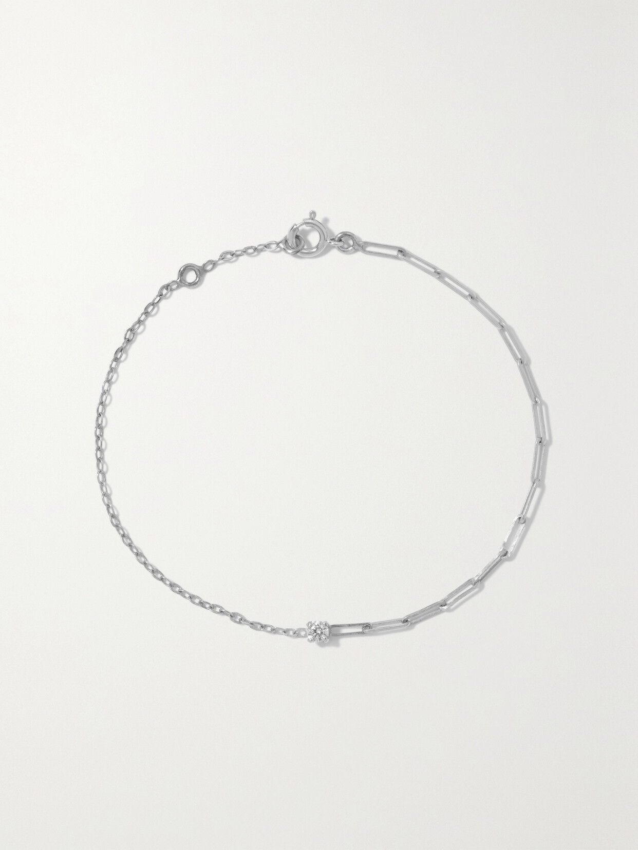 Yvonne Léon 18-karat White Gold Diamond Bracelet