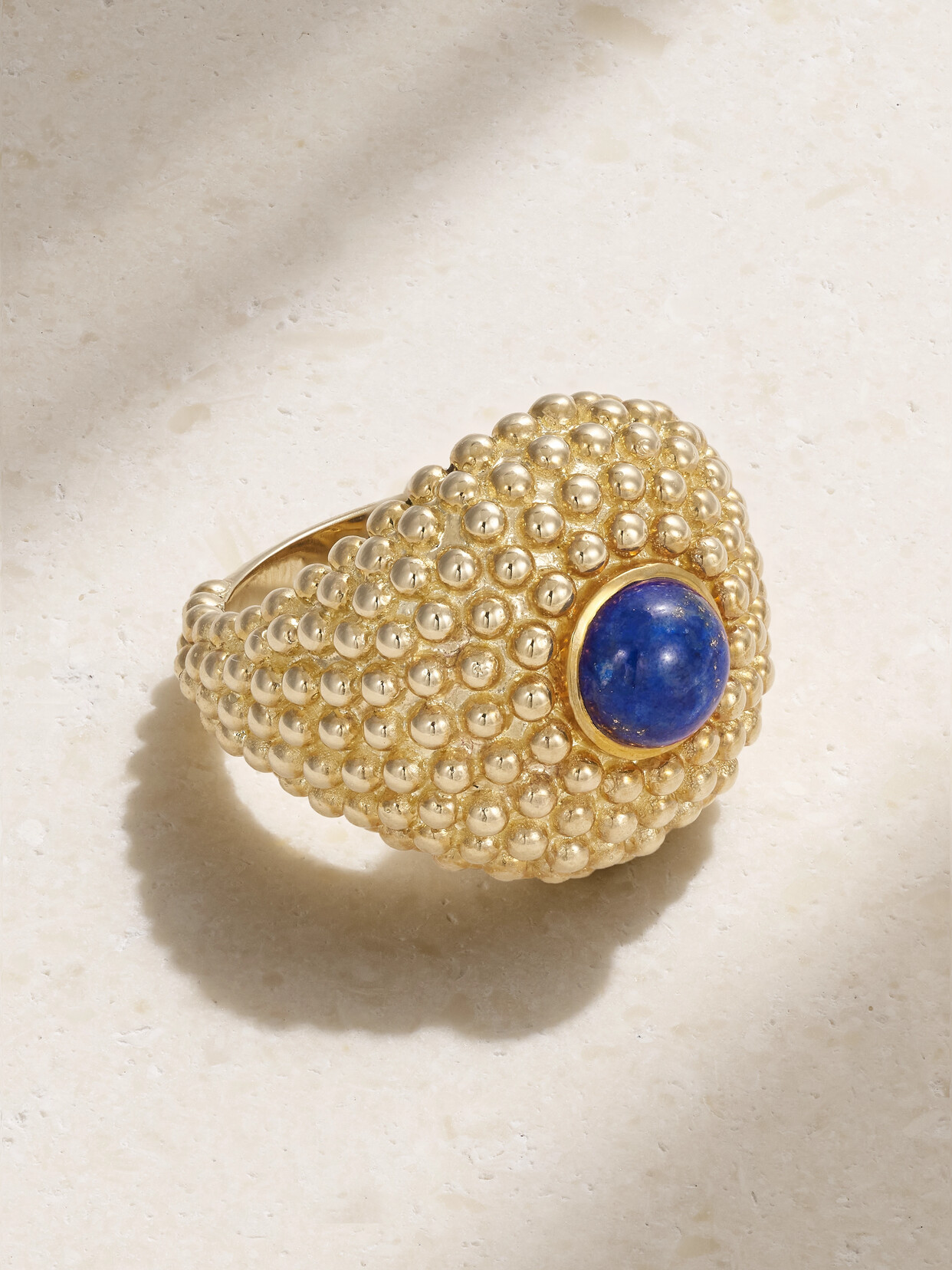 Yvonne Léon 9-karat Gold Lapis Lazuli Ring - 6