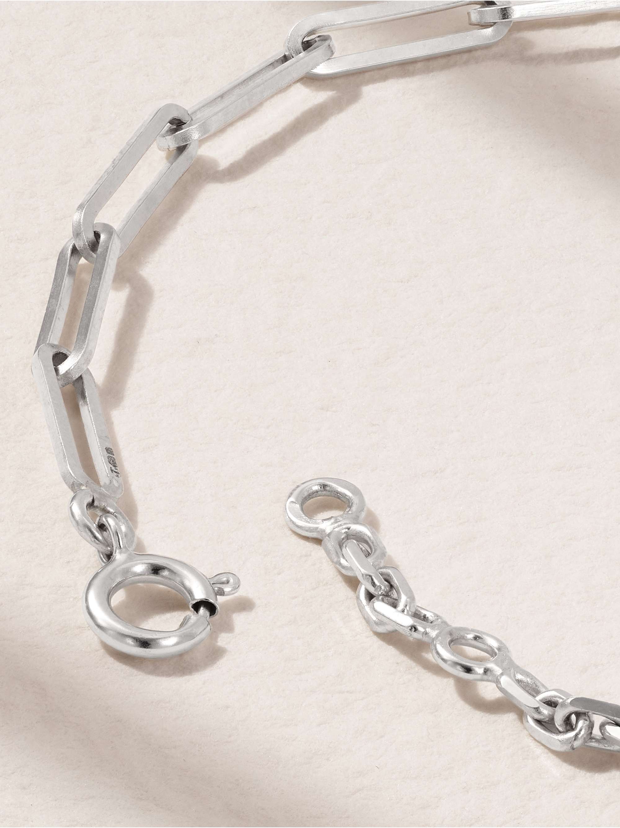 YVONNE LÉON 18-karat white gold diamond bracelet