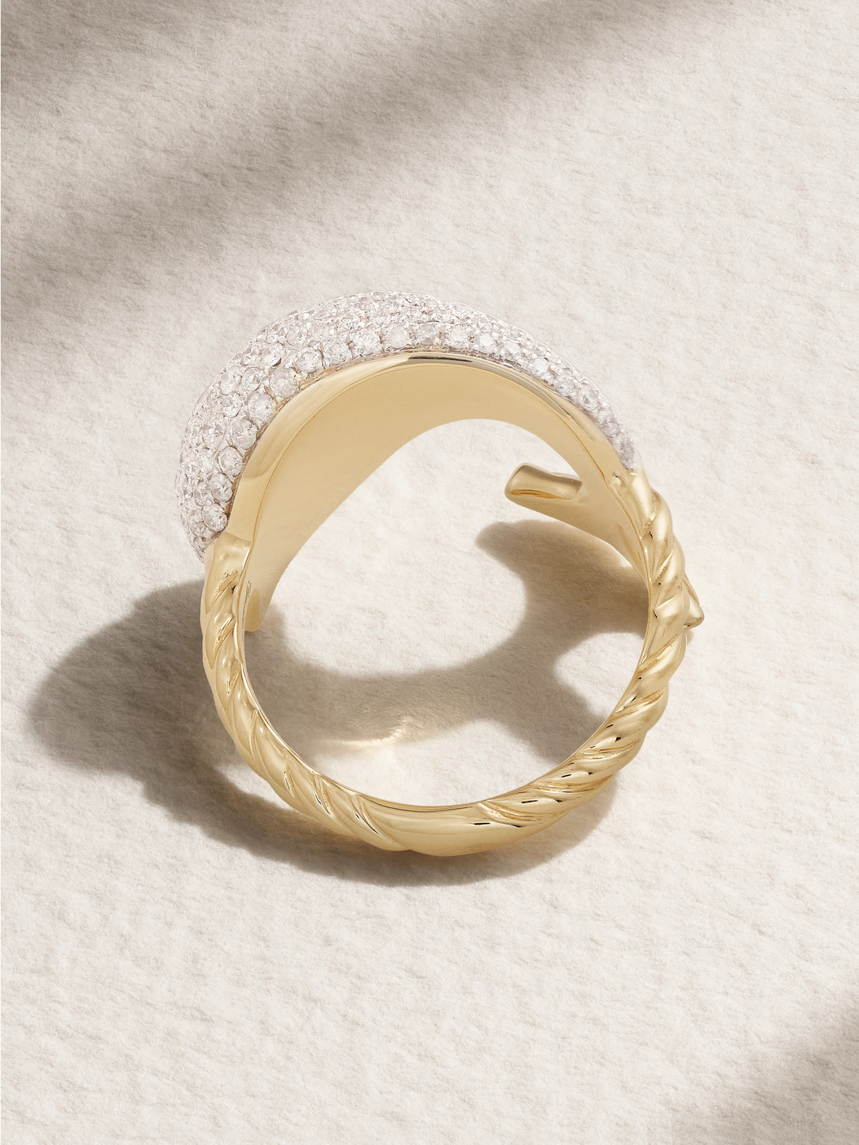 Yvonne Léon 18-karat Gold Diamond Ring In Gold