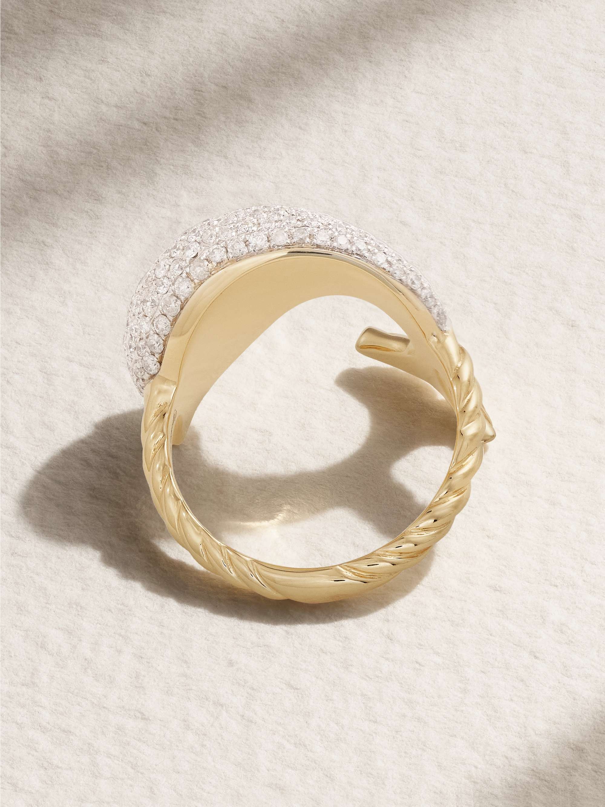YVONNE LÉON 18-karat gold diamond ring