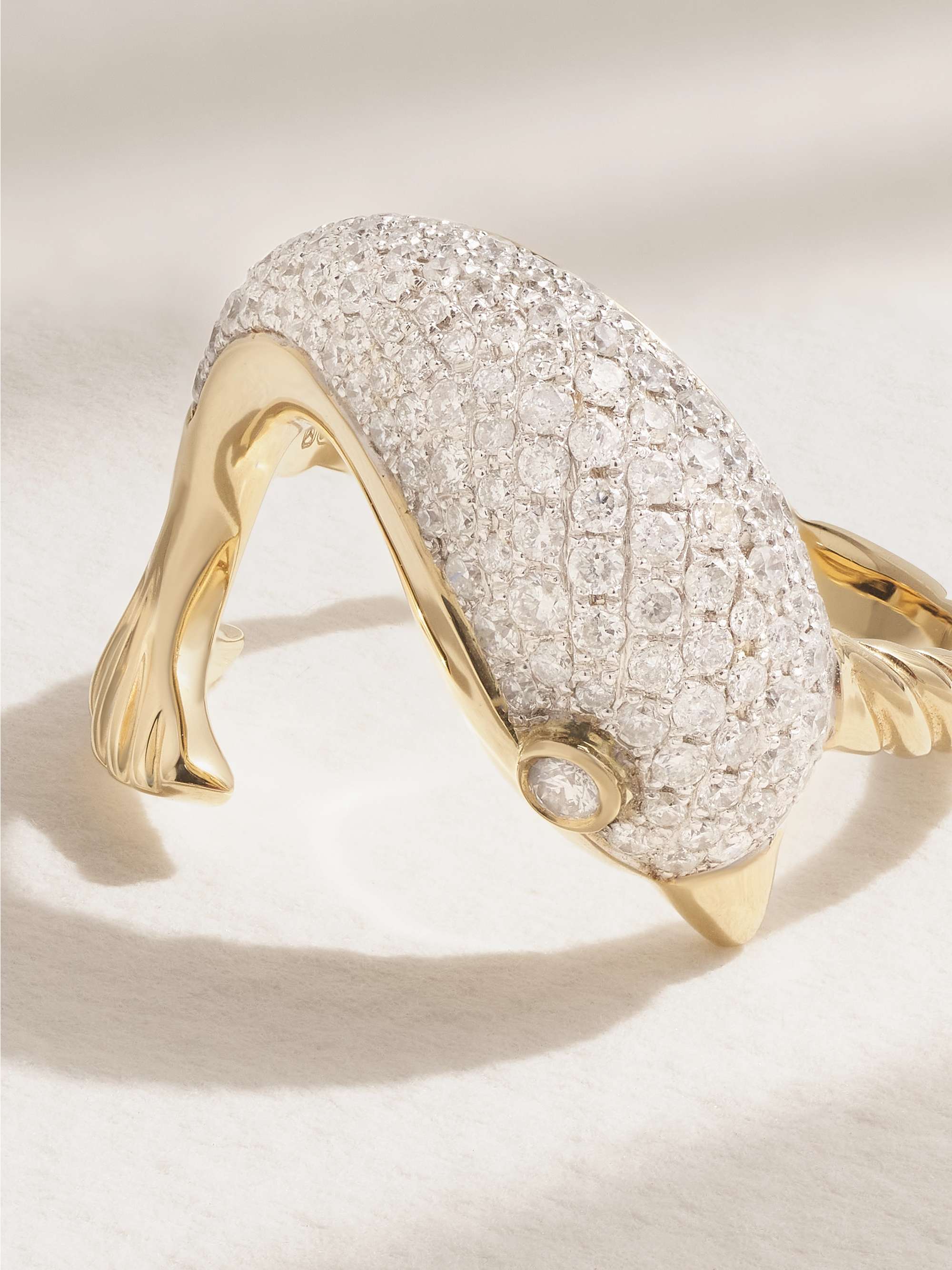 YVONNE LÉON 18-karat gold diamond ring