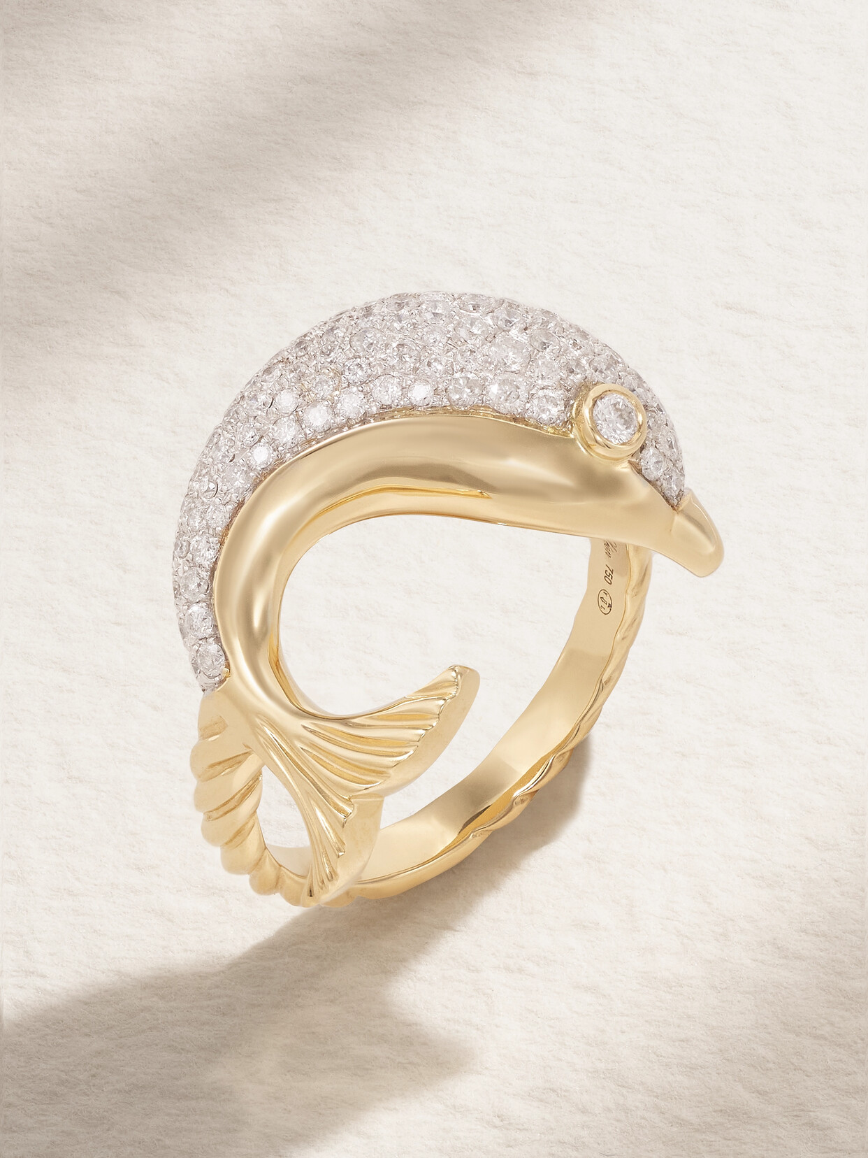 Yvonne Léon 18-karat Gold Diamond Ring