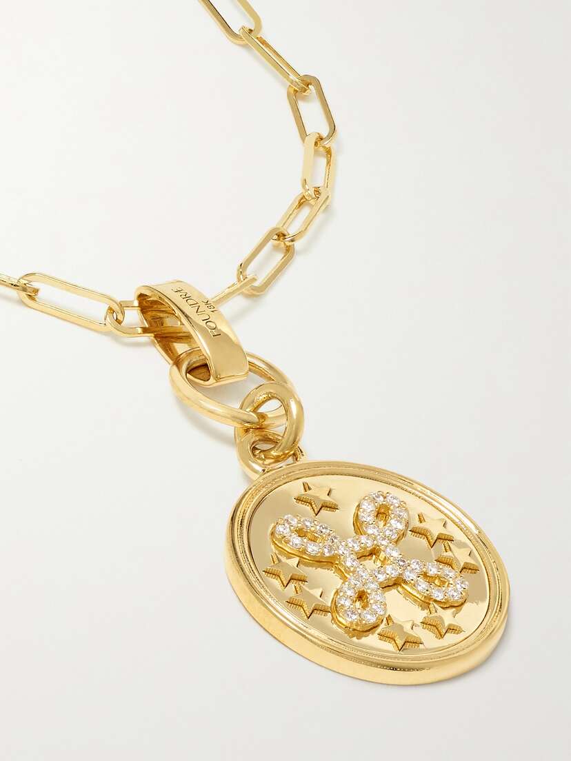 Foundrae True Love 18-karat  Diamond Necklace - One size