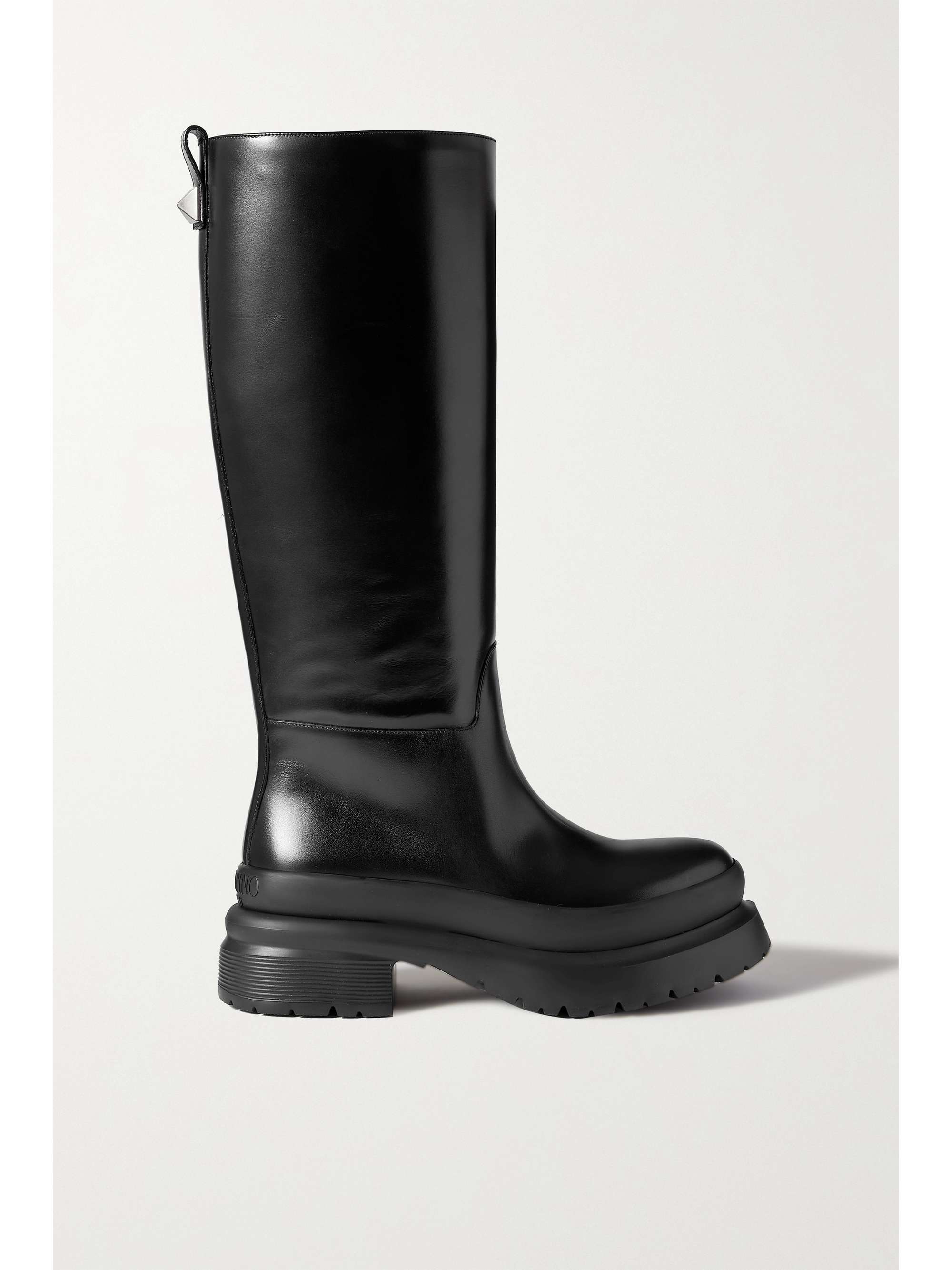 VALENTINO GARAVANI Valentino Garavani Roman Stud leather knee boots