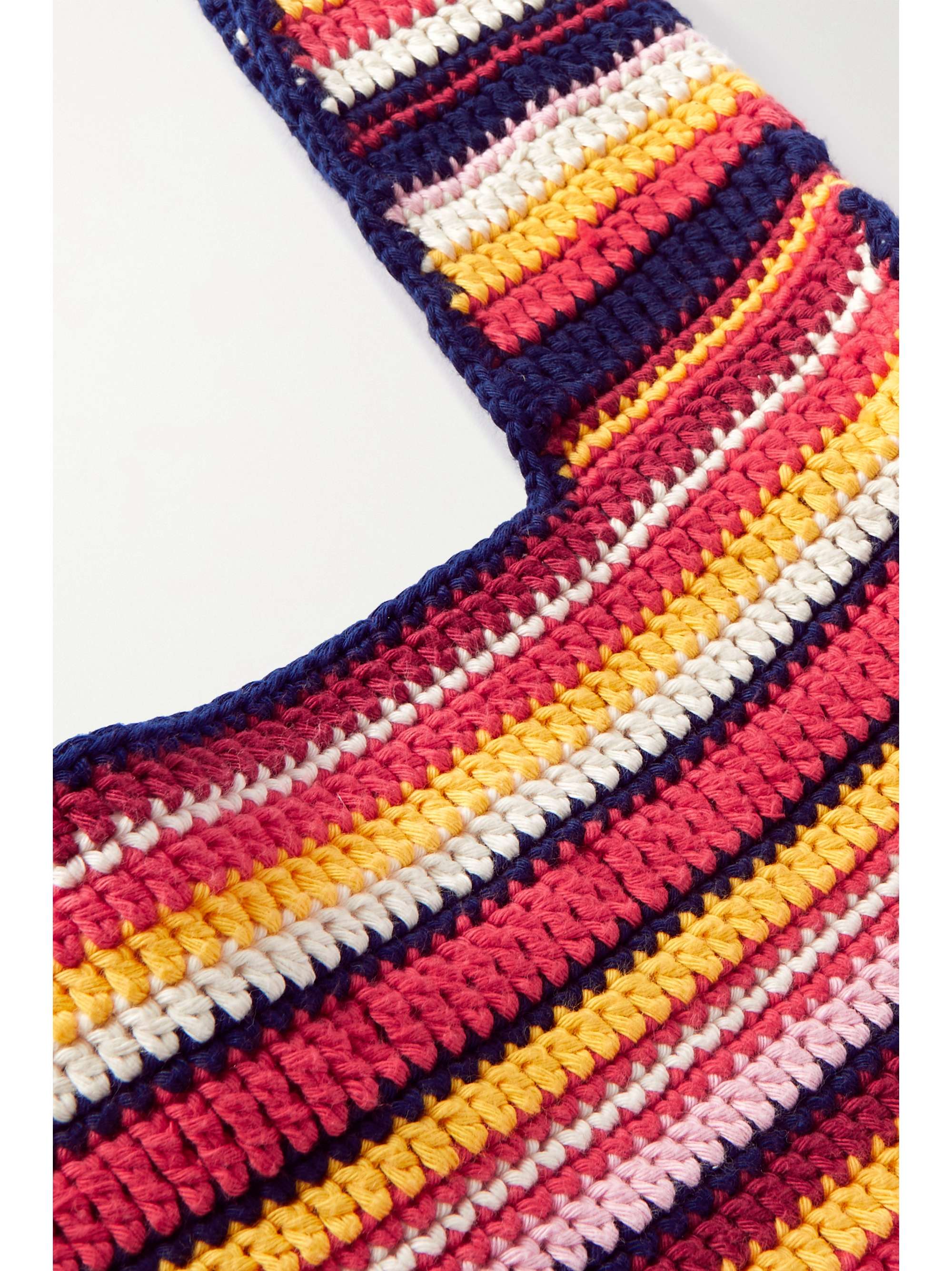 ALANUI Beach Break crocheted cotton tote