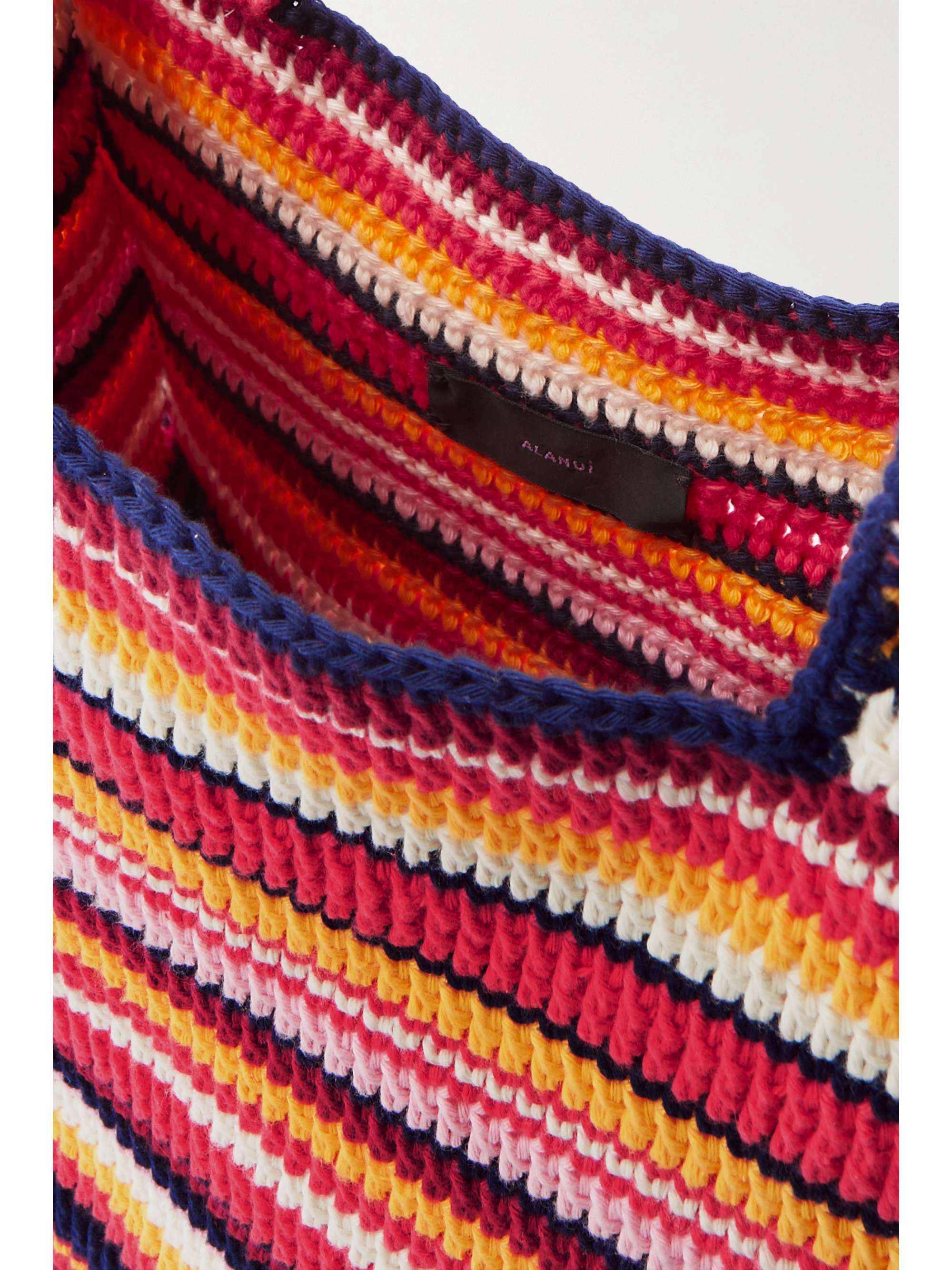 ALANUI Beach Break crocheted cotton tote