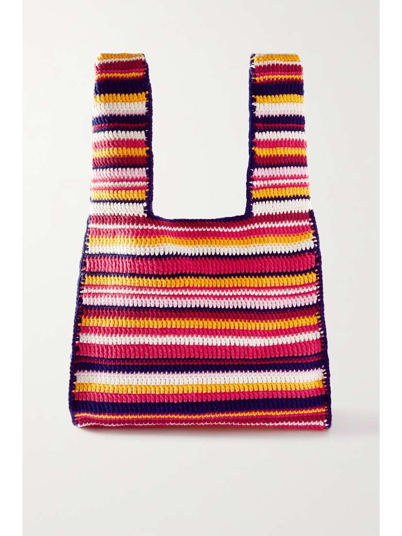 Alanui Beach Break Crocheted Cotton Tote