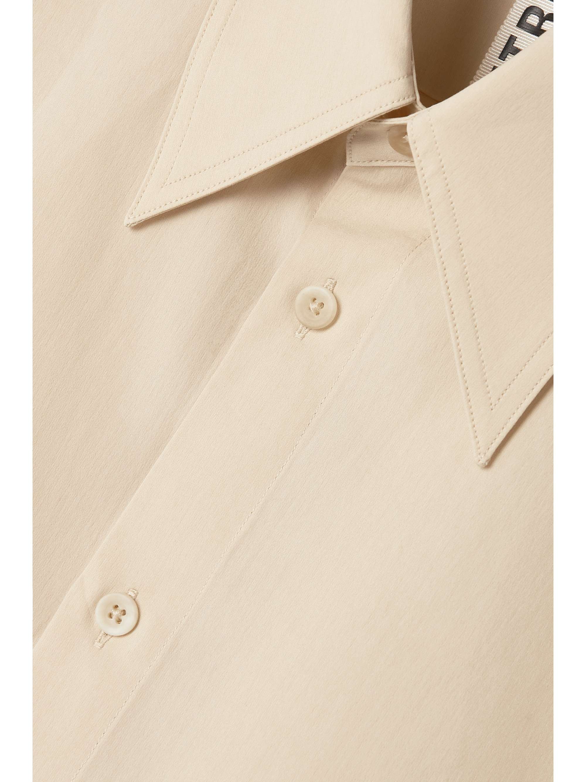 PETAR PETROV Ladio cotton and silk-blend poplin shirt