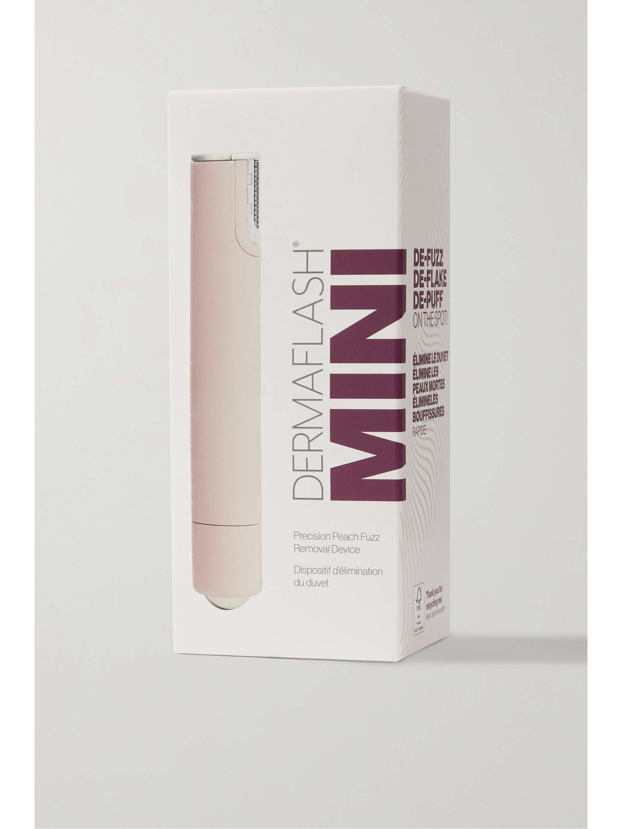 DERMAFLASH DERMAFLASH Mini Precision Peach Fuzz Removal Device - Blush Pink