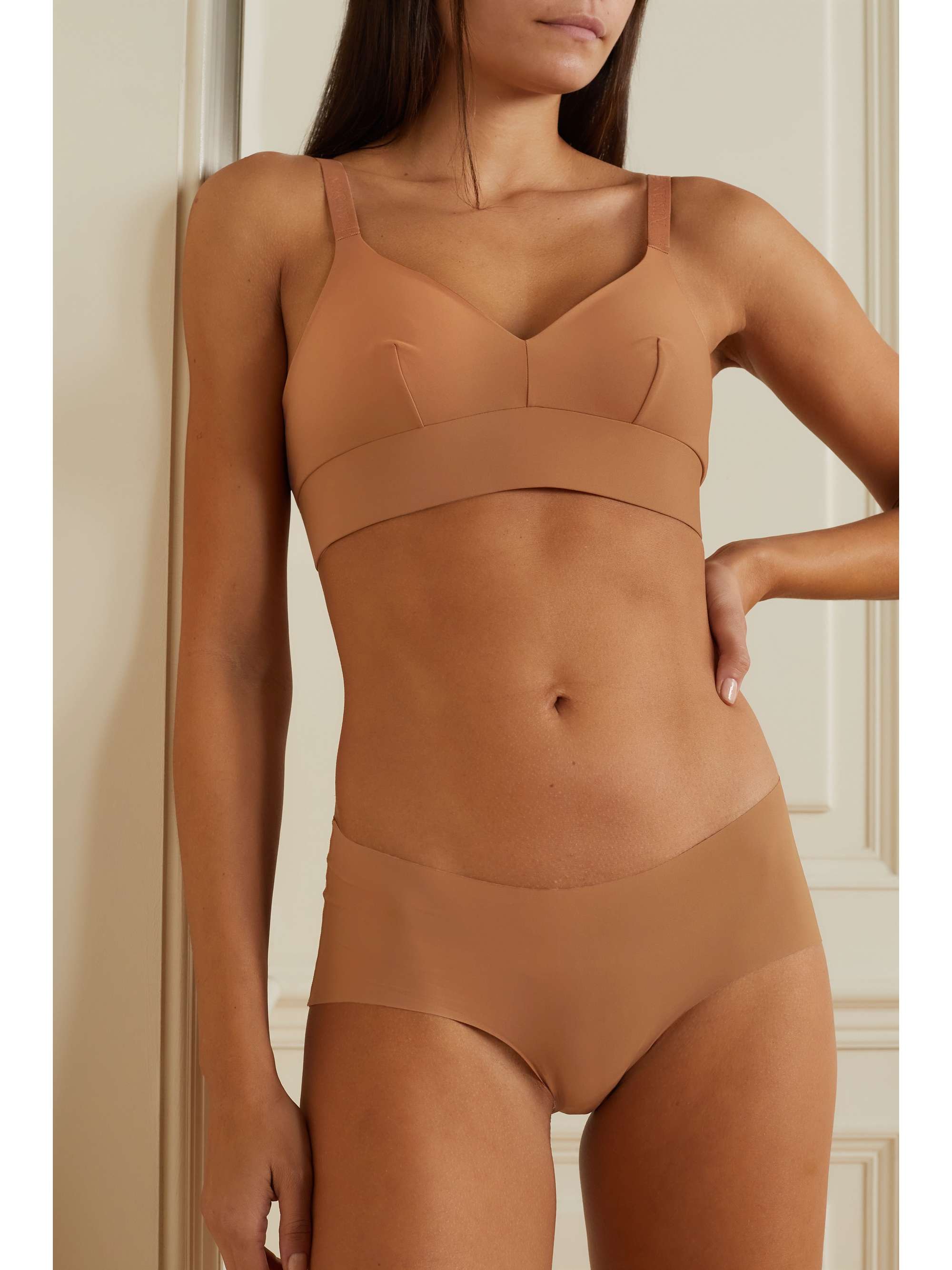 NUBIAN SKIN Naked stretch-jersey soft-cup bra