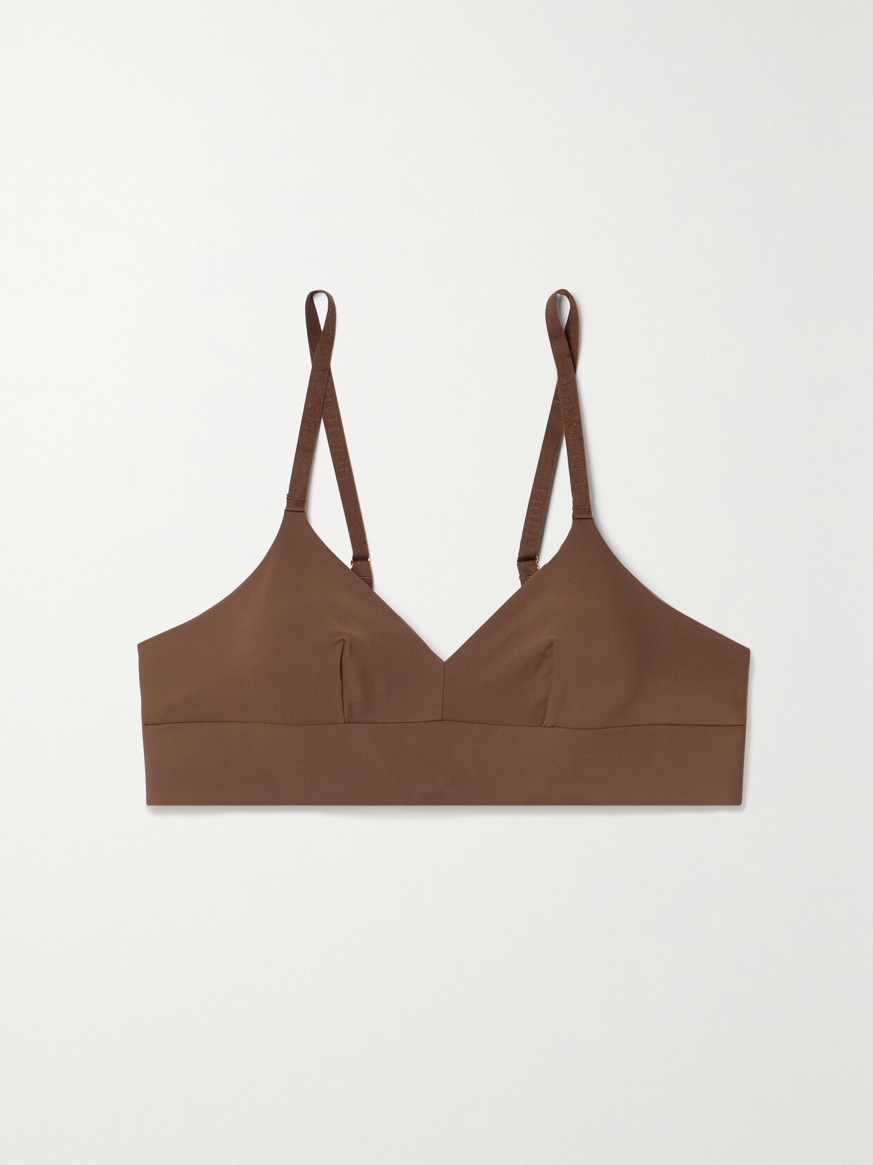 Nubian Skin Naked Stretch-jersey Soft-cup Bra In Brown