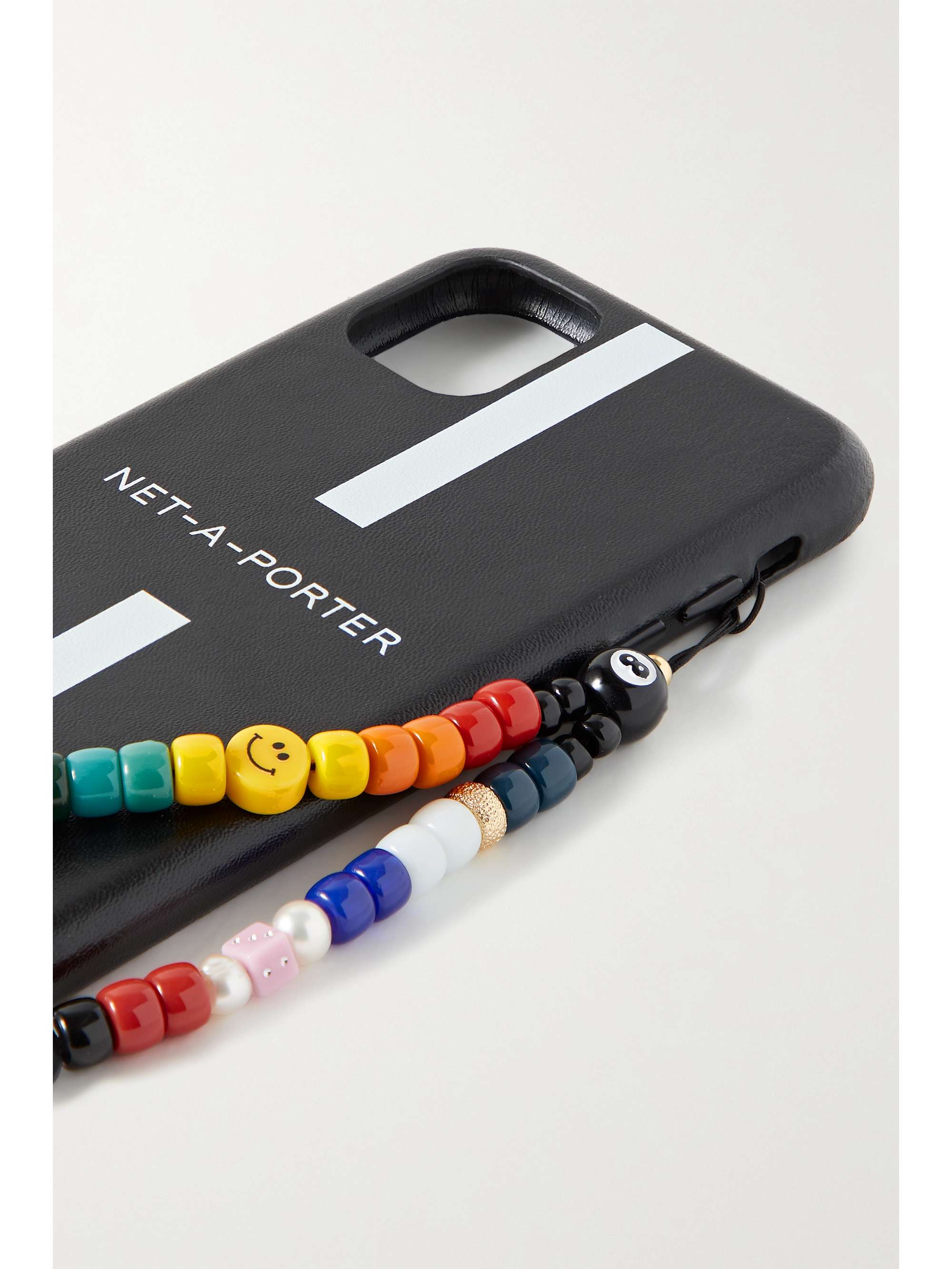MARTHA CALVO All or Nothing gold-tone beaded phone charm
