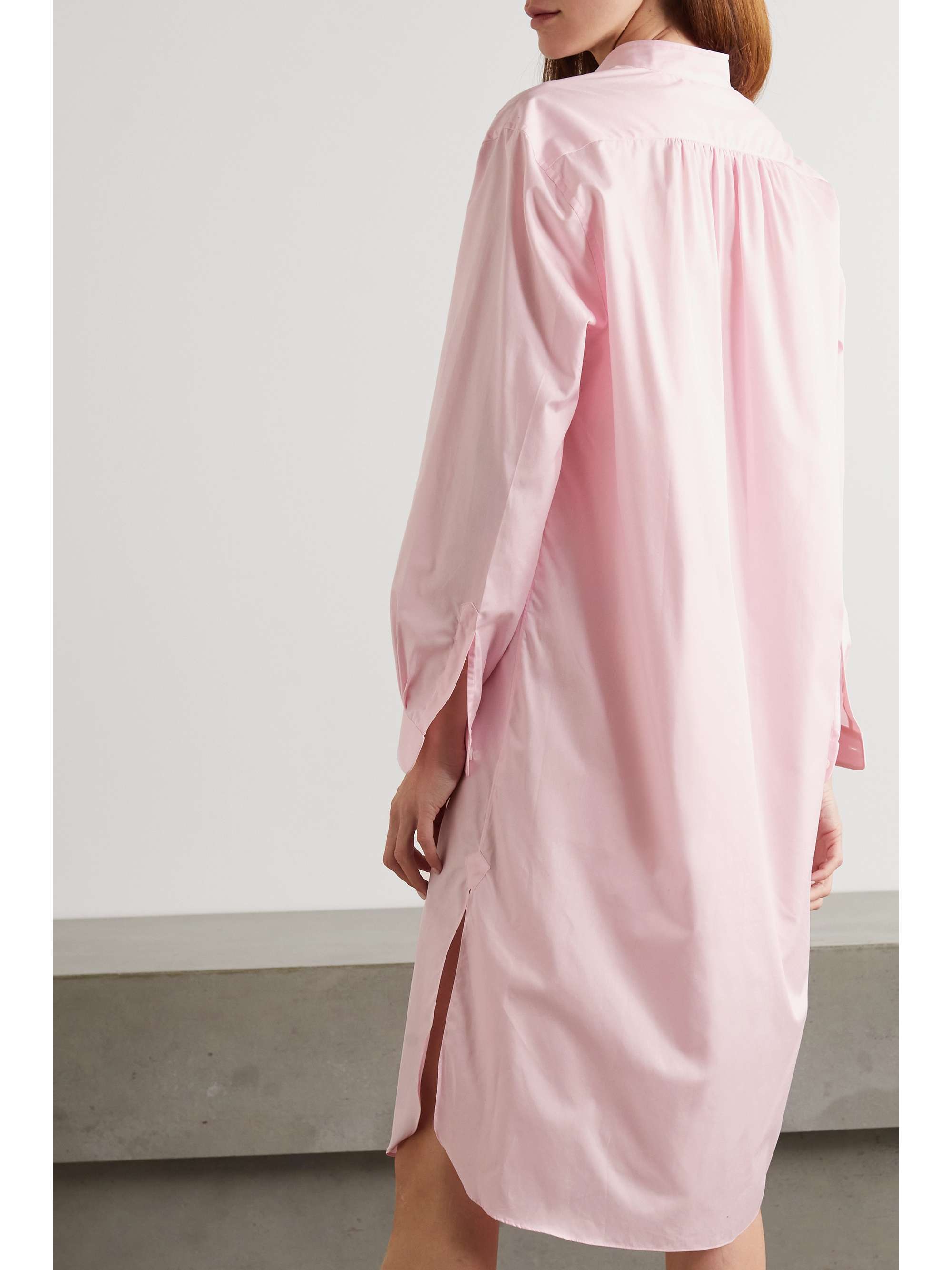 CHARVET Elysee oversized cotton-poplin nightdress