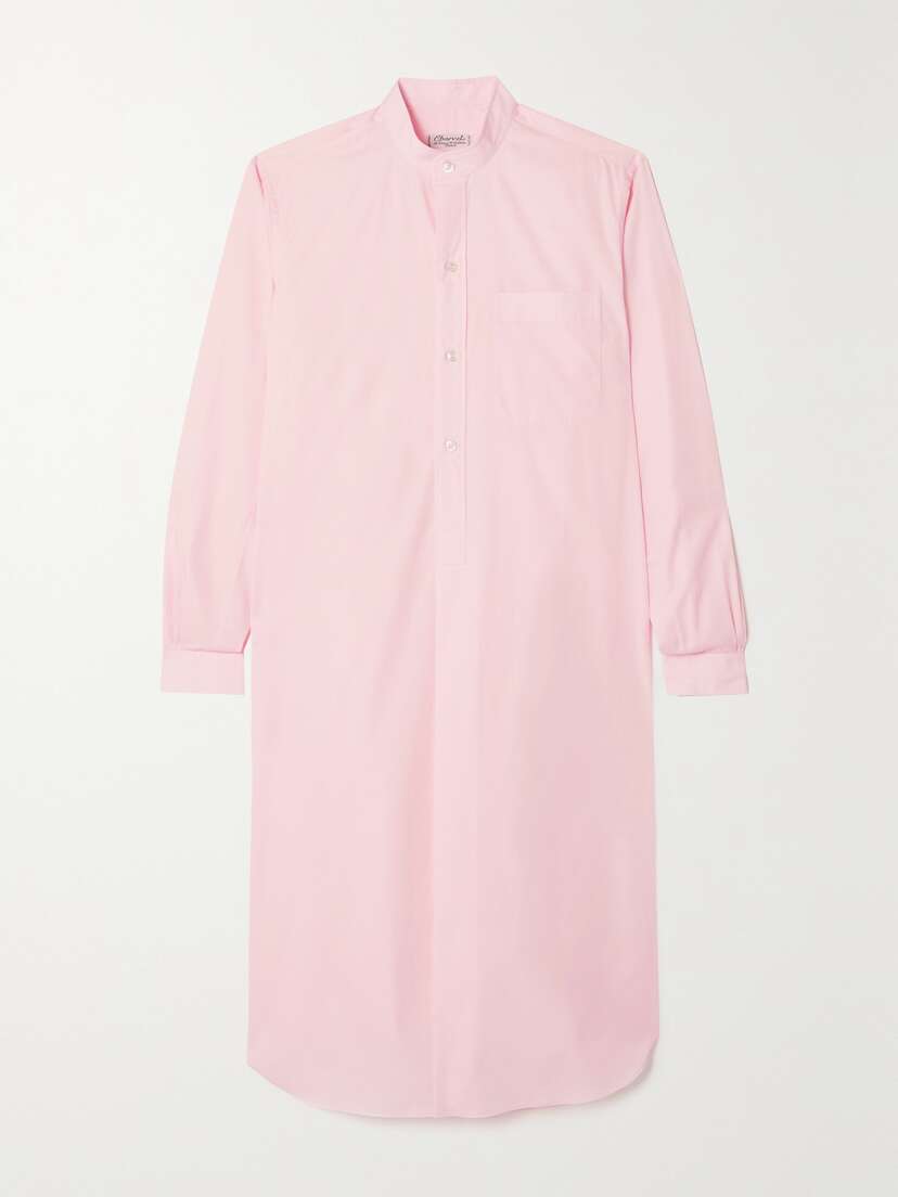 Charvet Elysee Oversized Cotton-poplin Nightdress