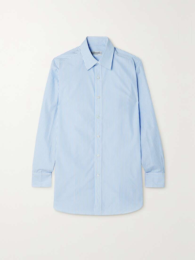Charvet Striped Cotton-poplin Shirt