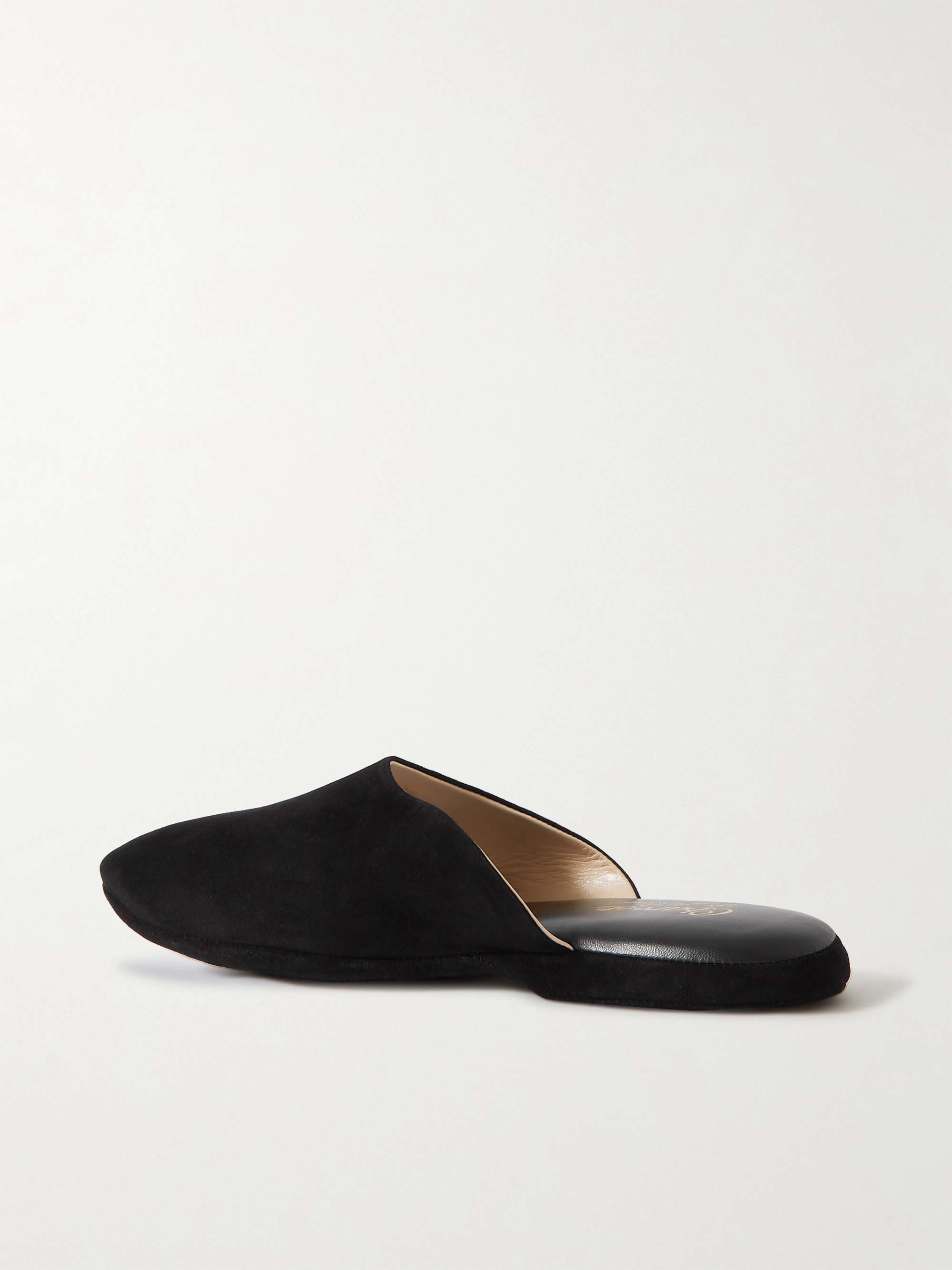 CHARVET Suede slippers | NET-A-PORTER