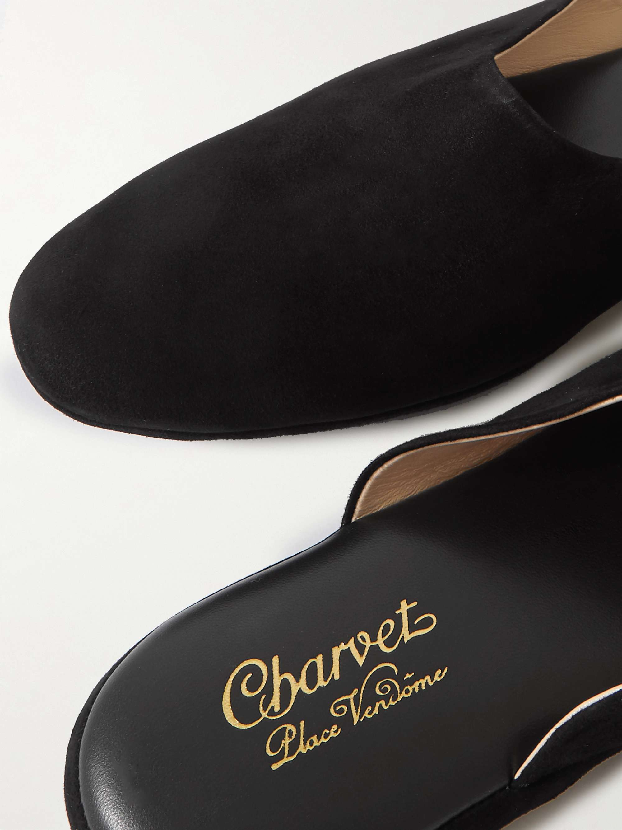 CHARVET Suede slippers