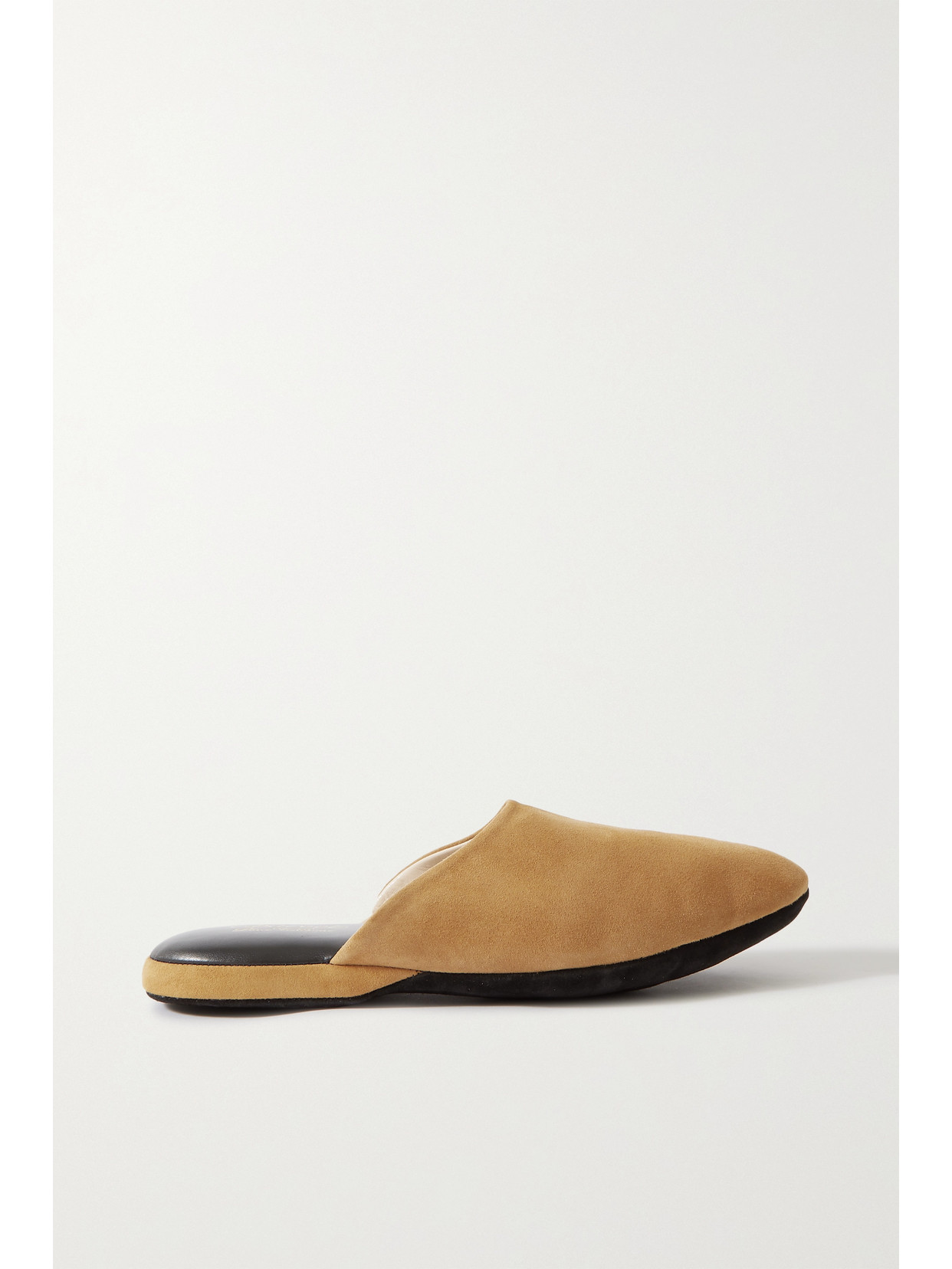 Charvet Suede Slippers In Brown