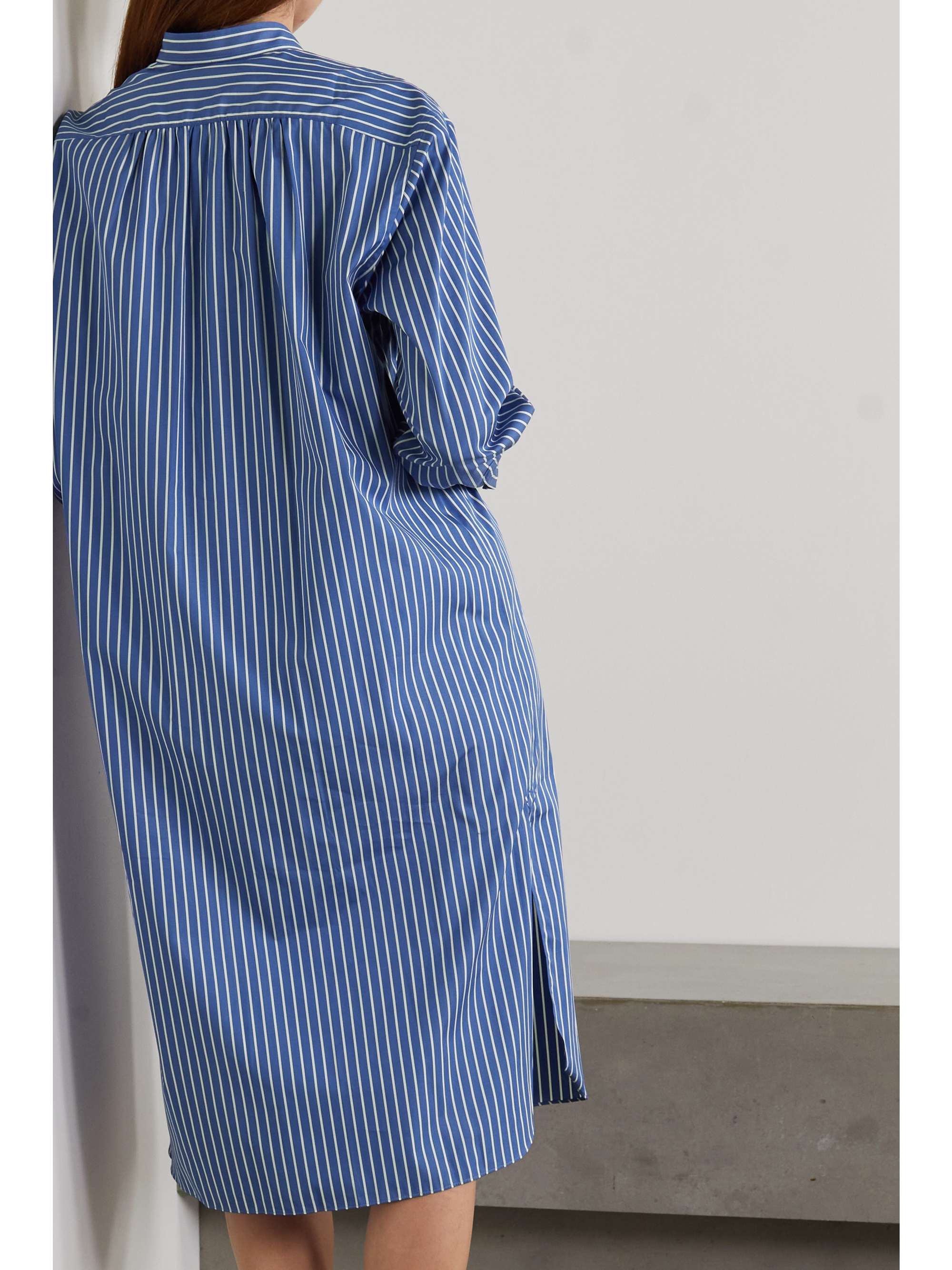 CHARVET Elysee oversized cotton-poplin nightdress