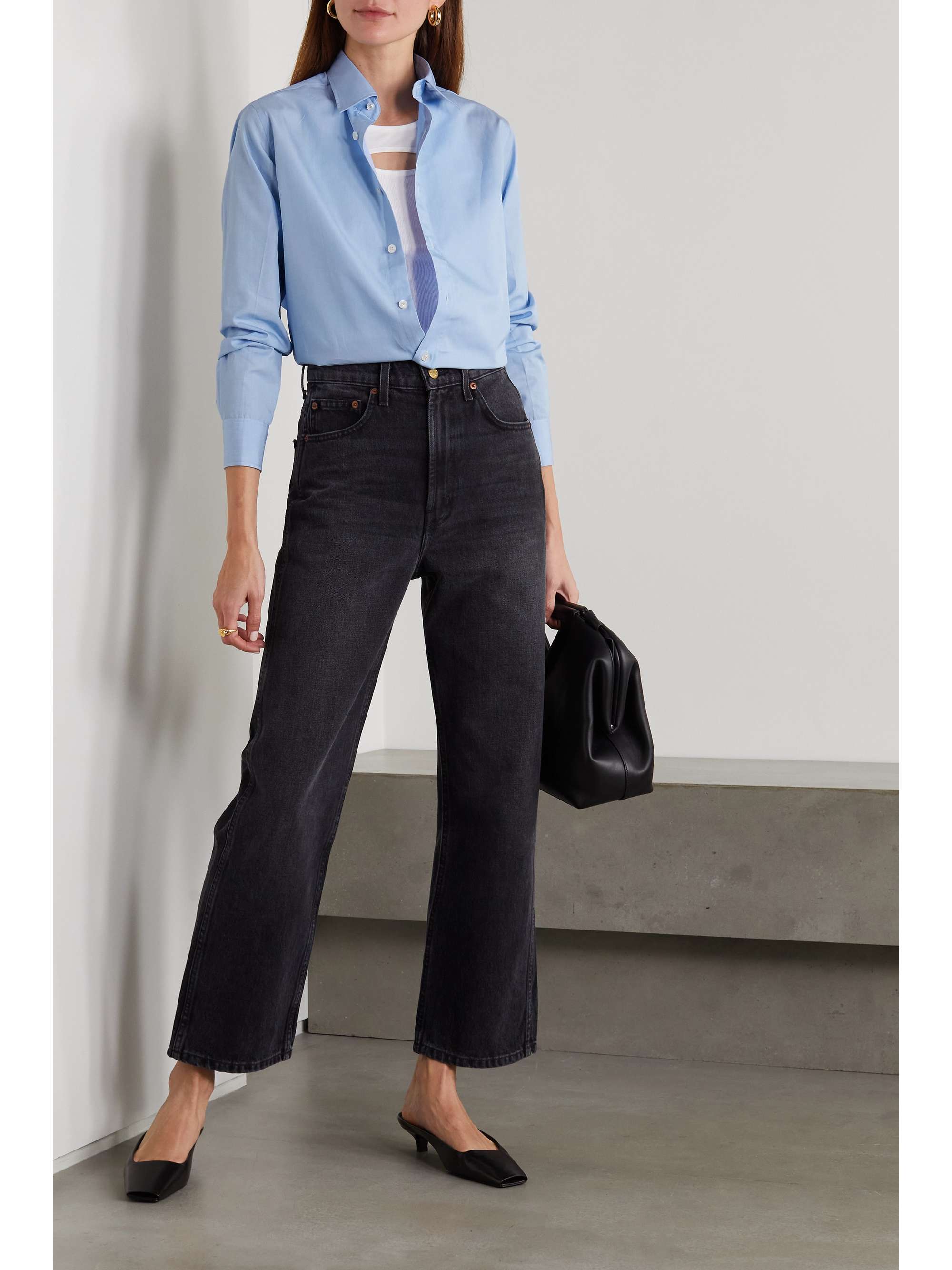 CHARVET Cotton-poplin shirt | NET-A-PORTER