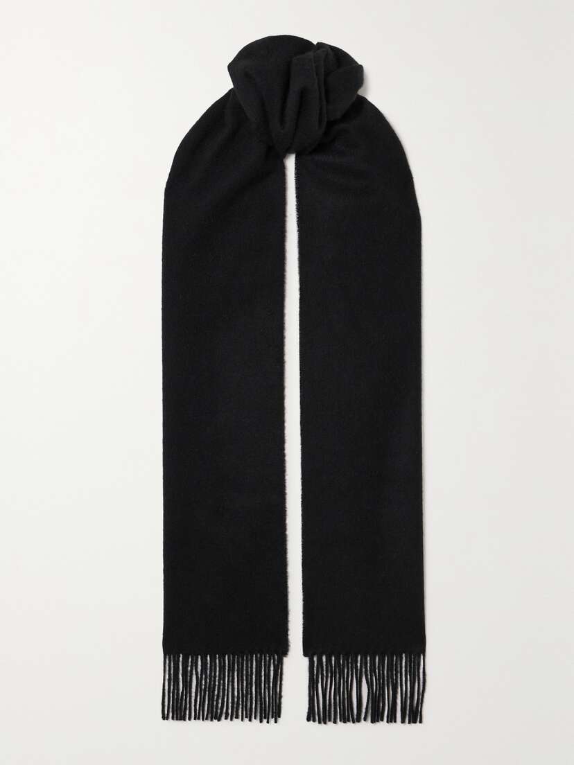 Johnstons of Elgin Fringed Cashmere Scarf