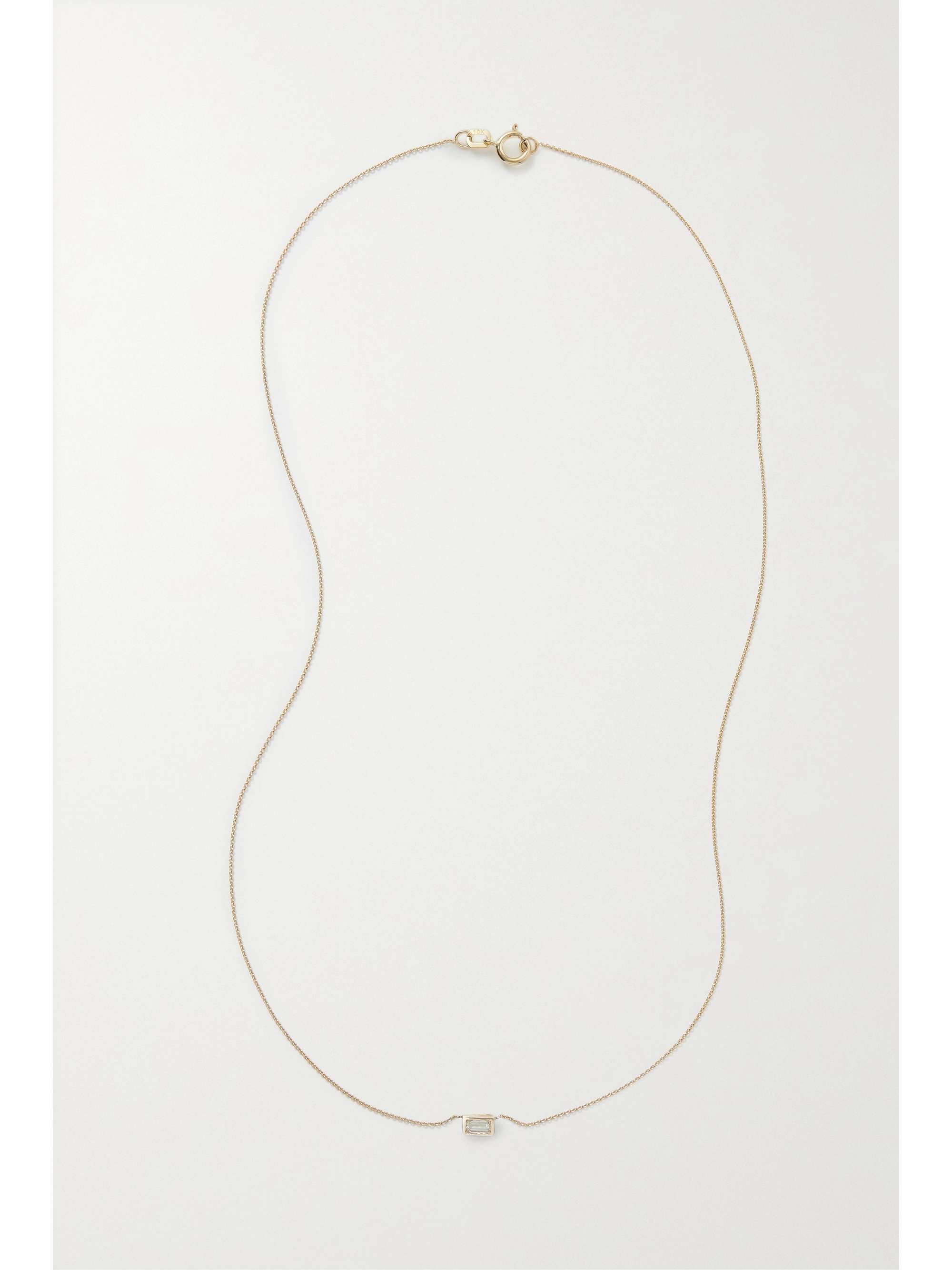STONE AND STRAND 10karat gold diamond necklace NETAPORTER
