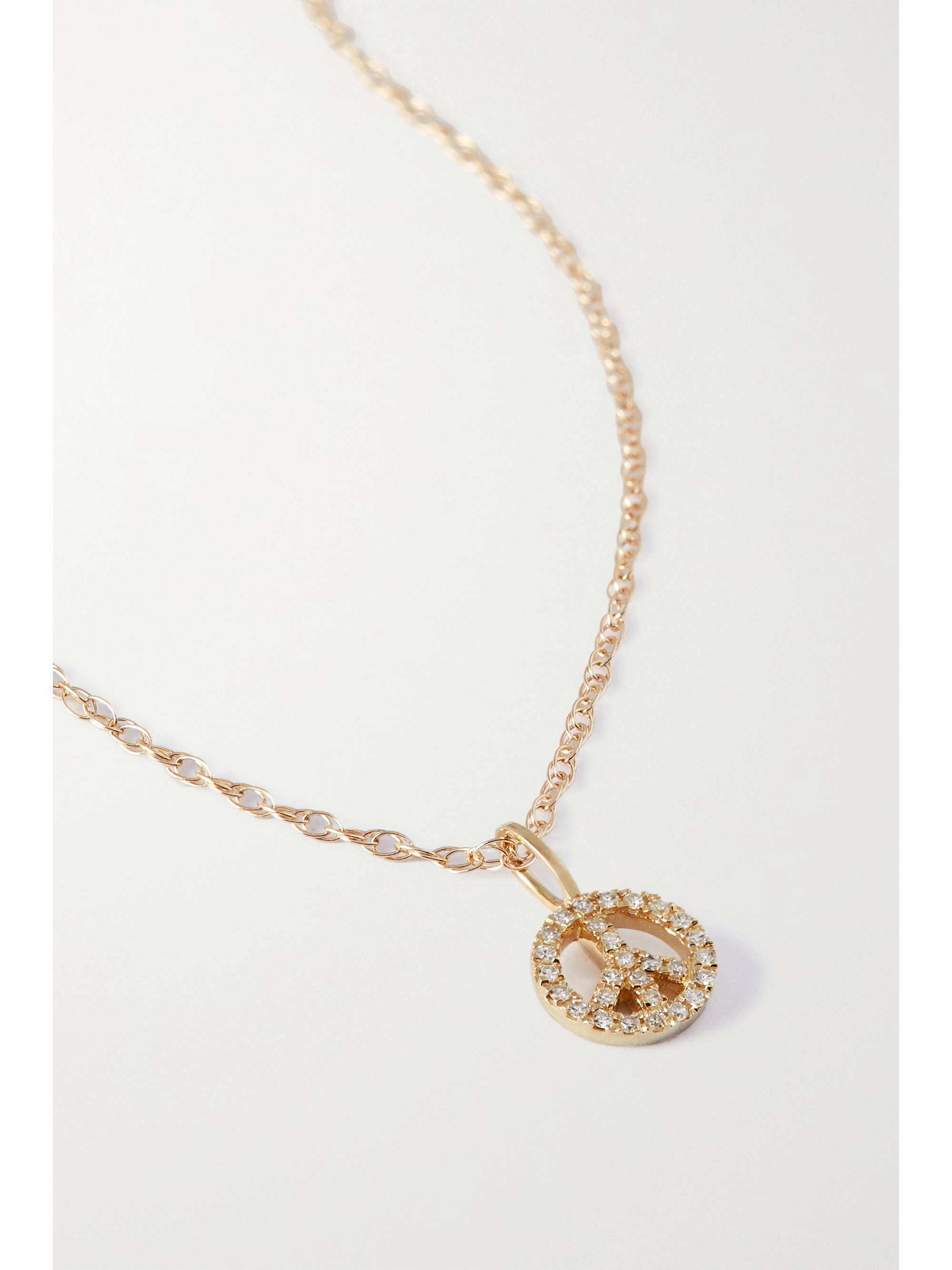 karat gold diamond necklace | STONE 