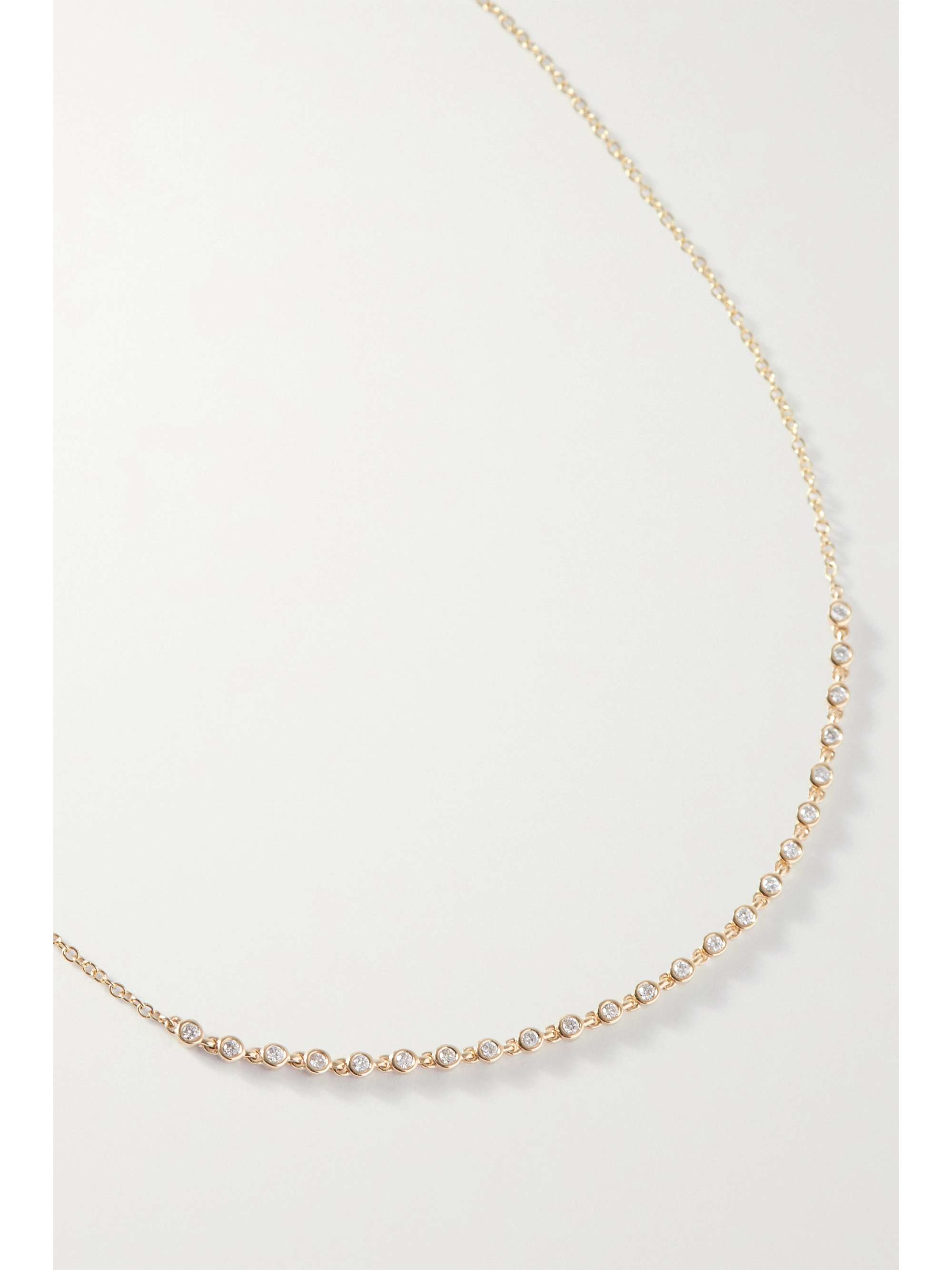 STONE AND STRAND Rally 10-karat gold diamond necklace