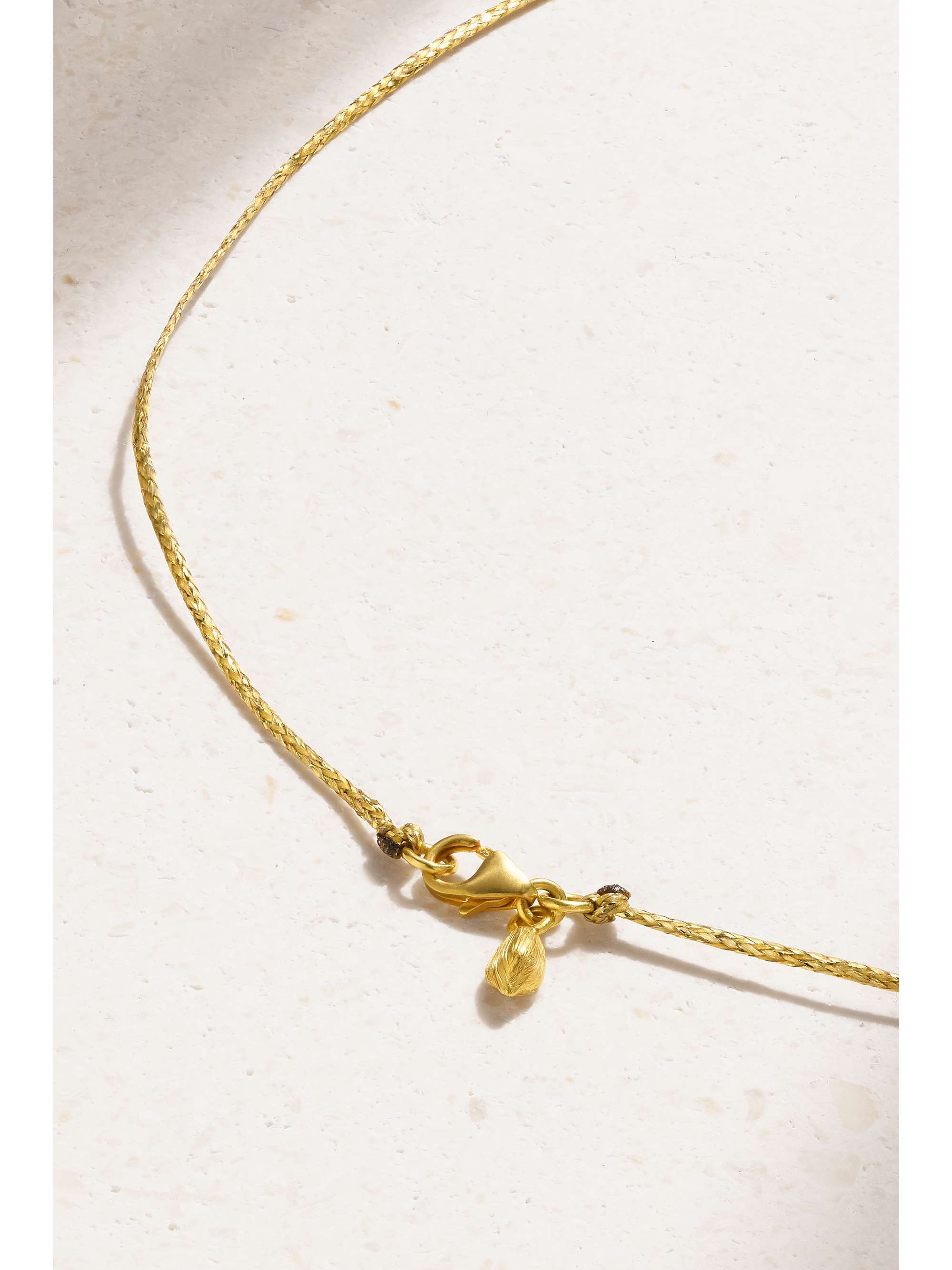 PIPPA SMALL 18-karat gold citrine necklace