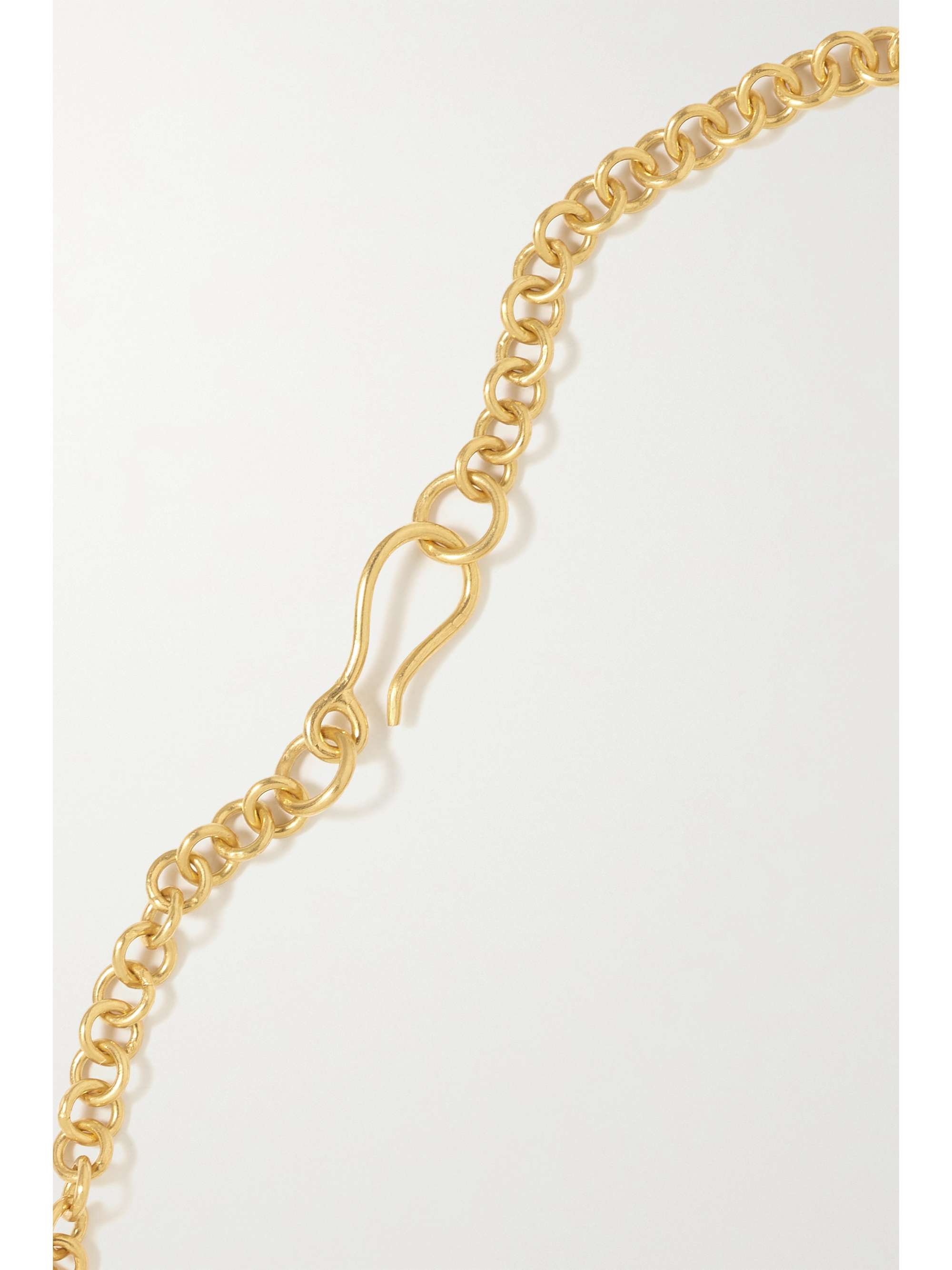 PIPPA SMALL 18-karat gold aquamarine bracelet