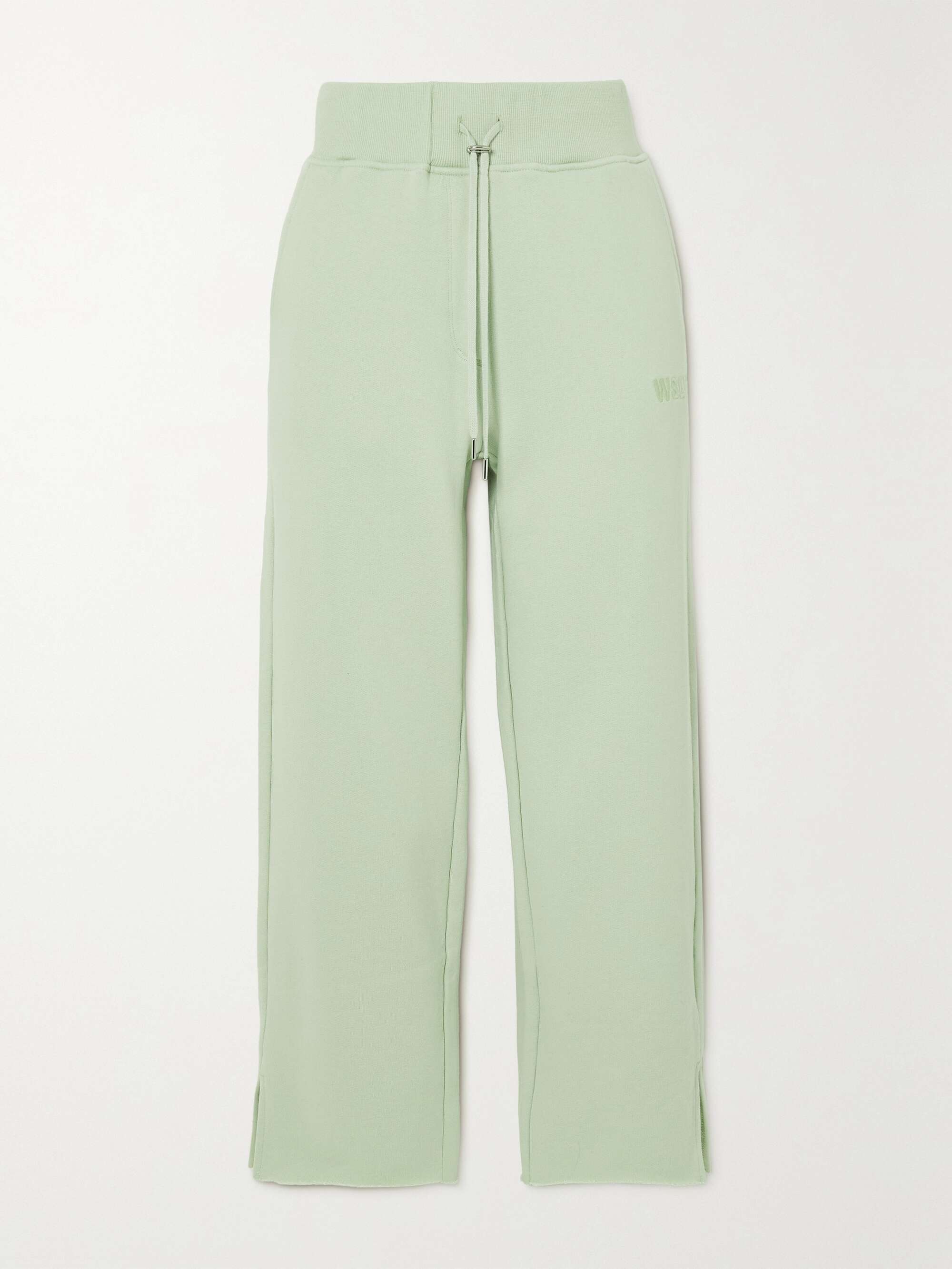 Light green The Eco Fleece cropped 