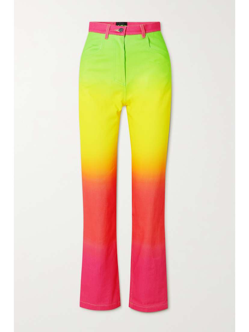 AGR Ombré High-rise Straight-leg Jeans